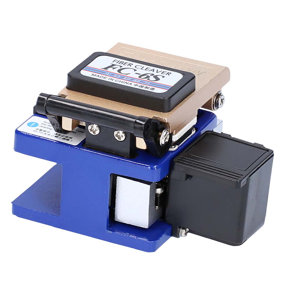 FIBER OPTIC CLEAVER WITH WASTE CATCHER