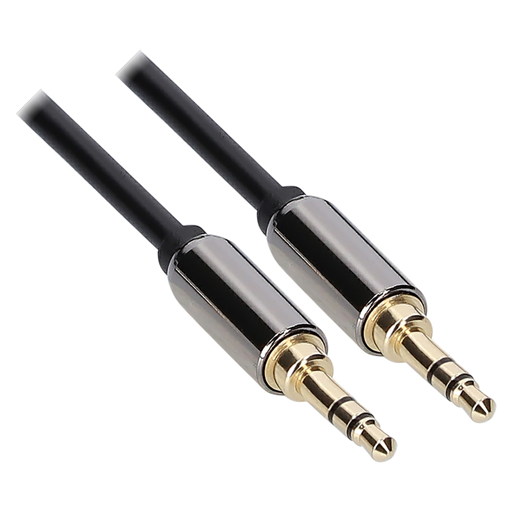 3.5MM STEREO MALE TO MALE AUDIO CABLE, 3FT