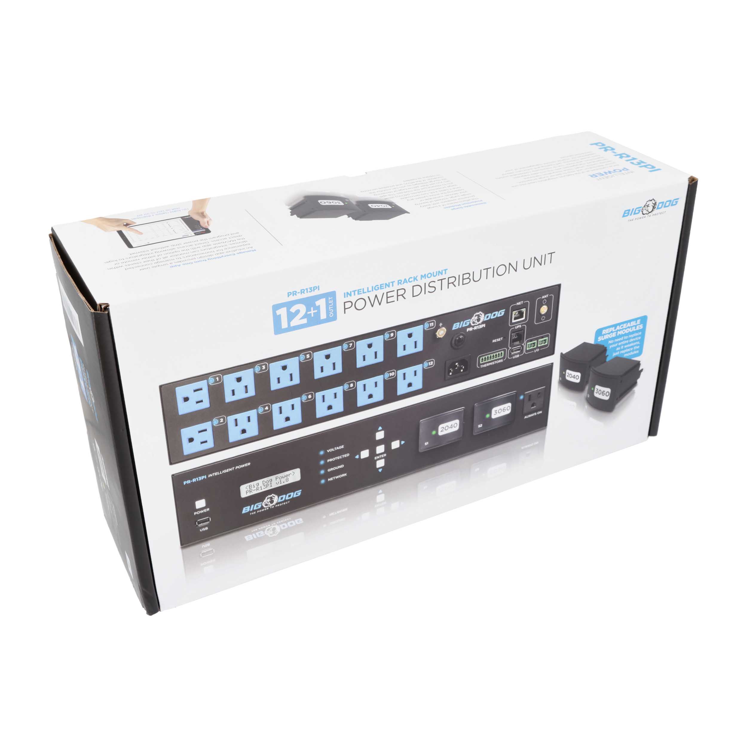 13-OUTLET SMART POWER DISTRIBUTION UNIT WITH SELF-HEALING
