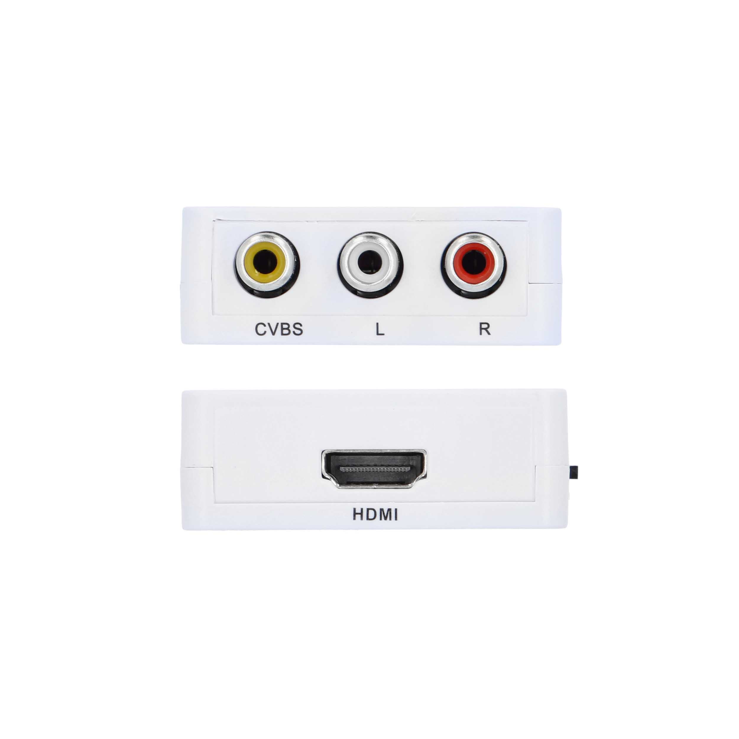 COMPOSITE VIDEO & L/R AUDIO TO HDMI CONVERTER
