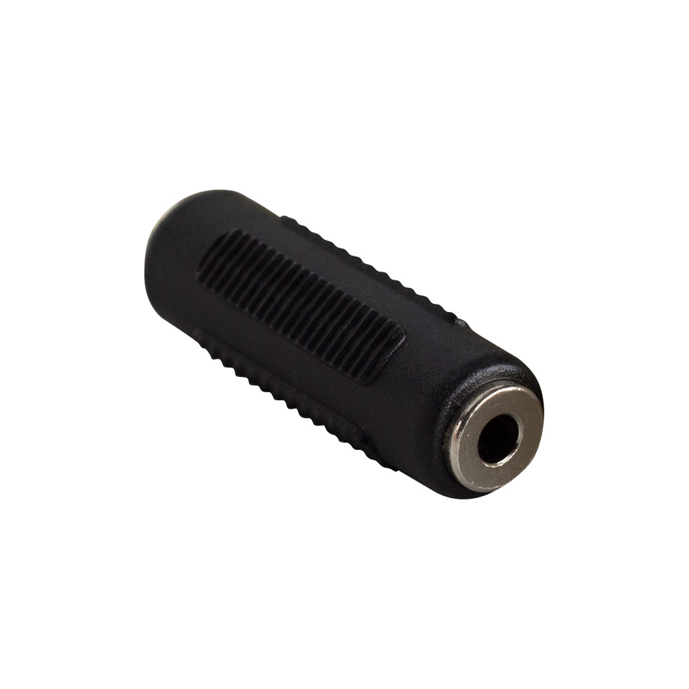3.5MM STEREO BARREL CONNECTOR, FEMALE TO FEMALE COUPLER