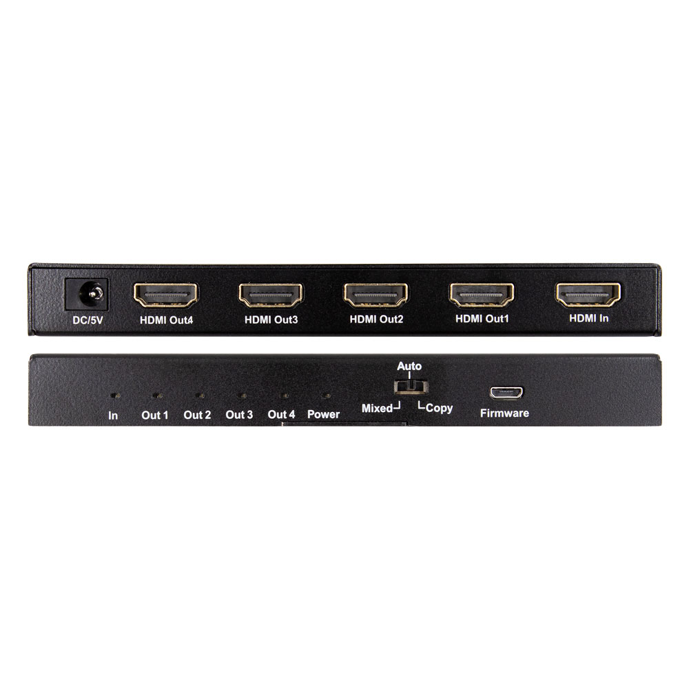1X4 HDMI SPLITTER WITH SCALER