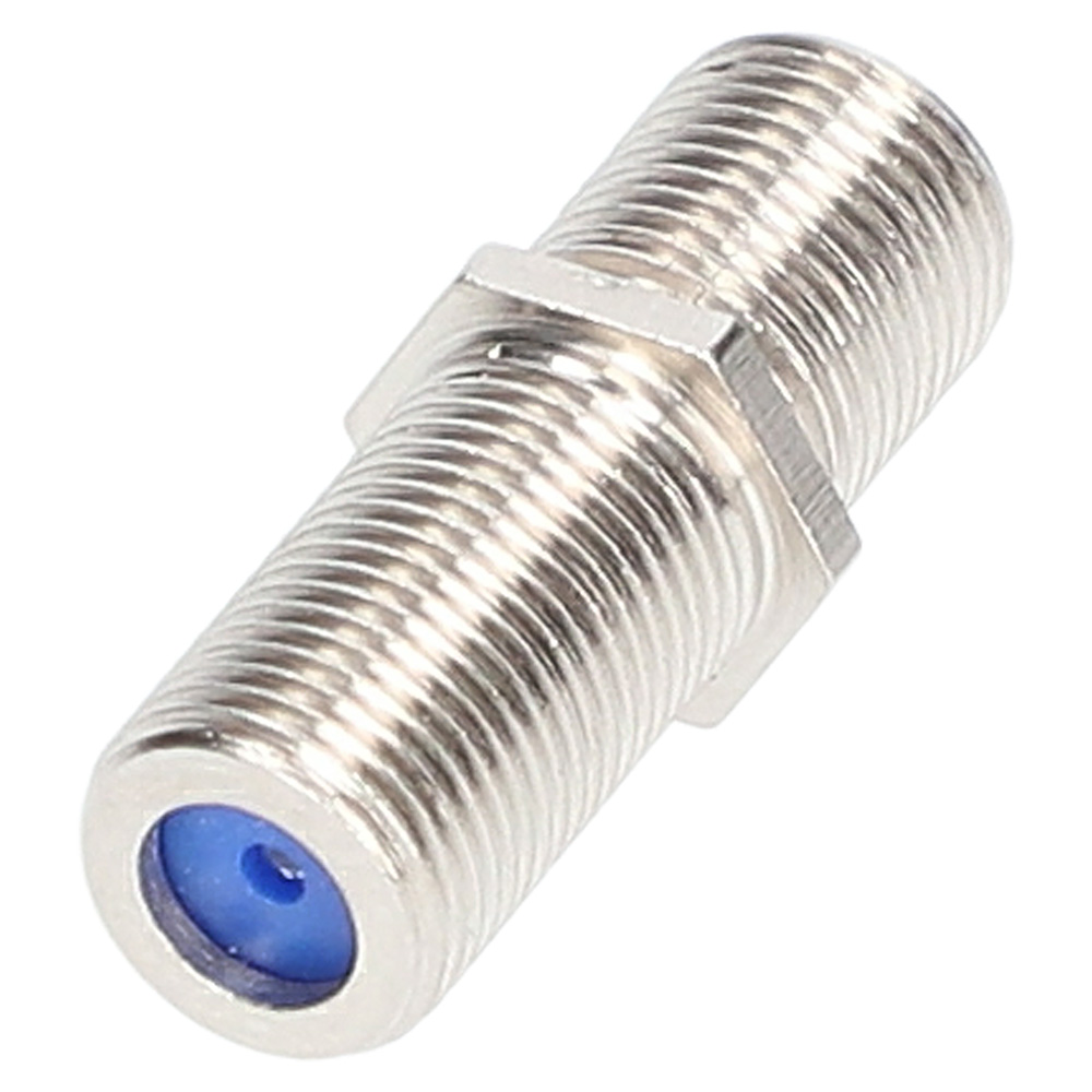 F81 F-TYPE FEMALE TO FEMALE COAXIAL BARREL COUPLERS (10 PACK)