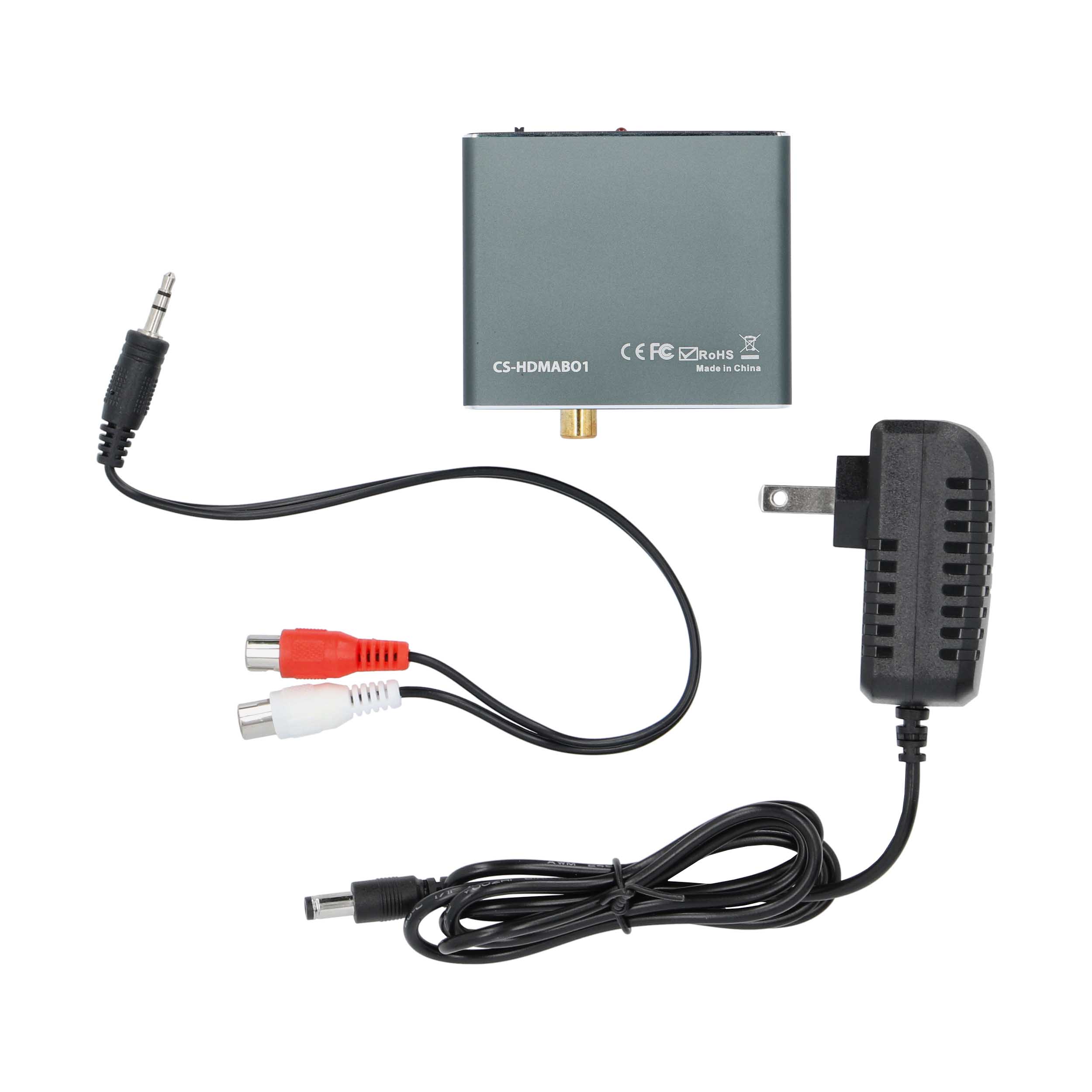 HDMI 1.4 AUDIO DE-EMBEDDER, OPTICAL, COAX, ANALOG (NO DOWNMIXING)