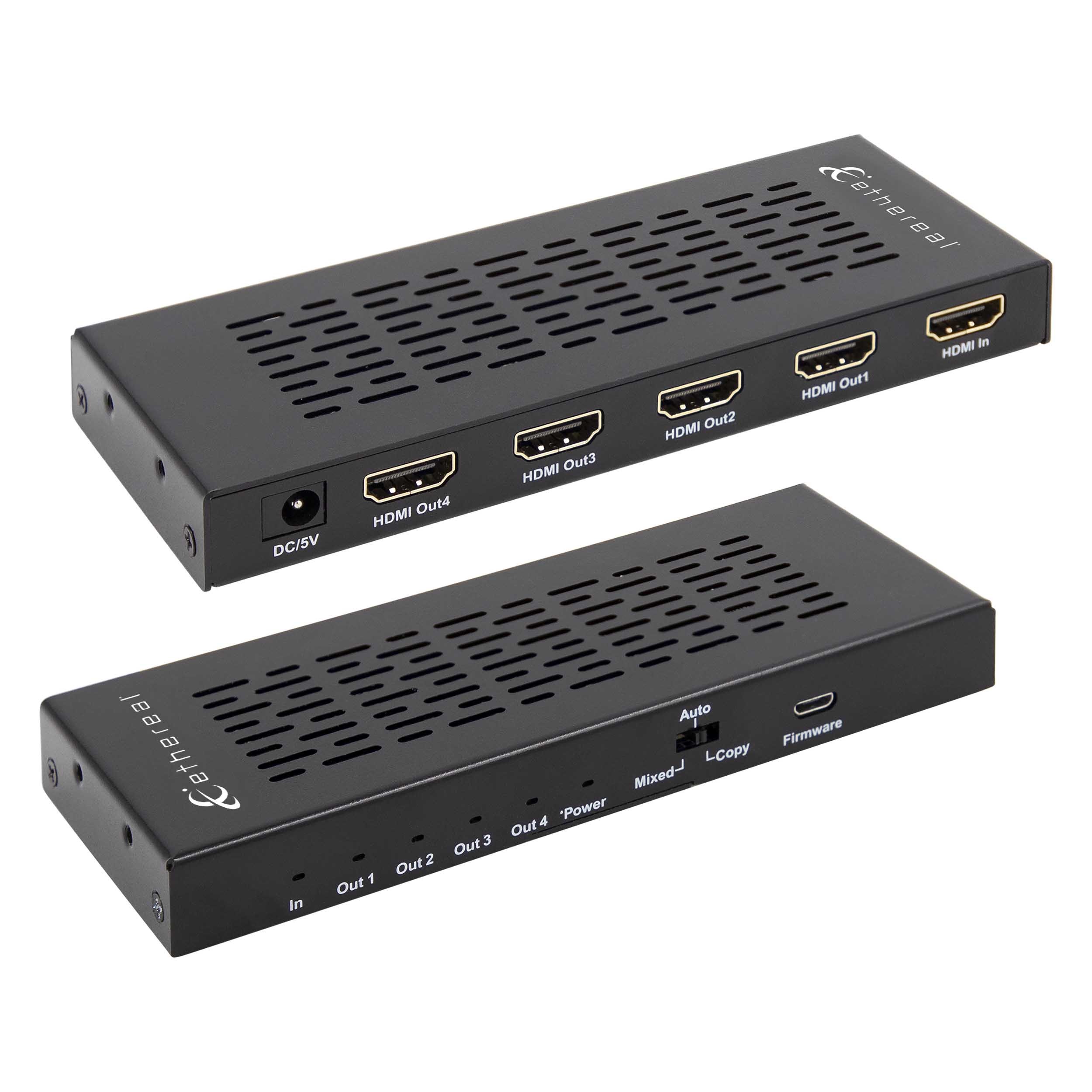 1X4 HDMI SPLITTER WITH SCALER