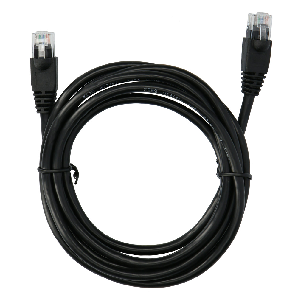 CAT6 SNAGLESS PTCH BLK 7FT 5PK