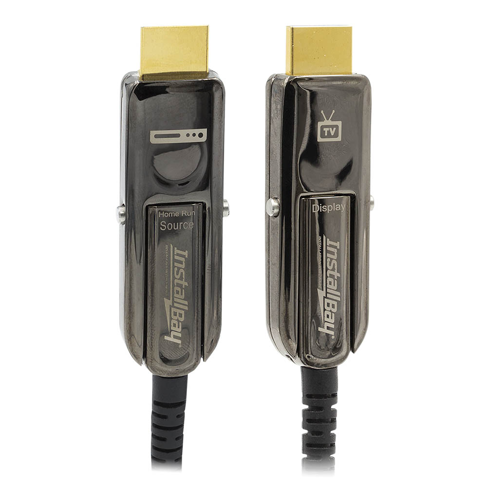 Install Bay Detachable Fiber High Speed HDMI(R) Cable With Ethernet, 4K, 24 Gbps