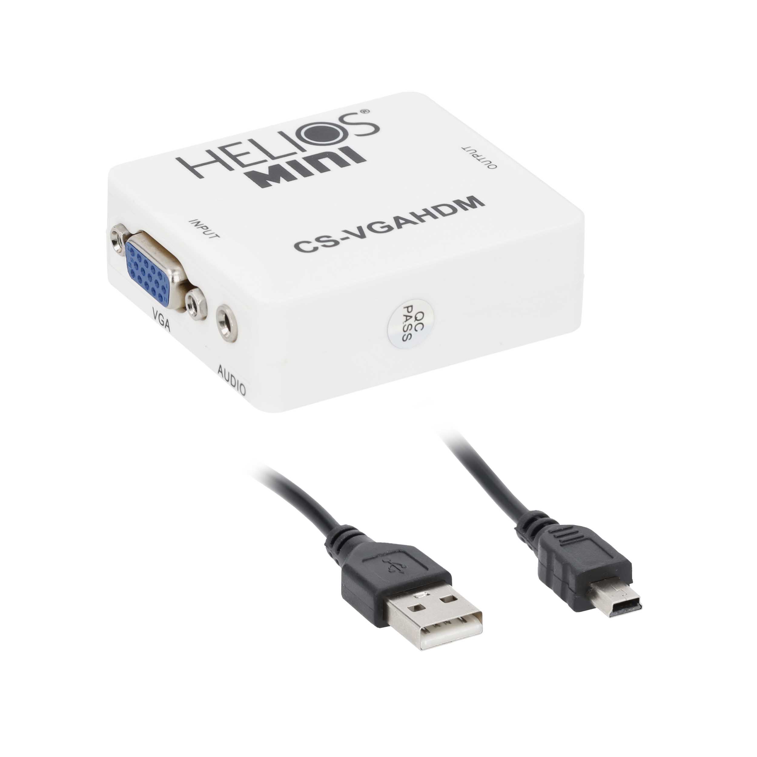 VGA & STEREO AUDIO JACK TO HDMI CONVERTER