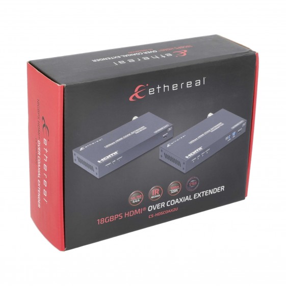 HDMI 2.0 4K US IR EXTENDER OVER COAXIAL 100M