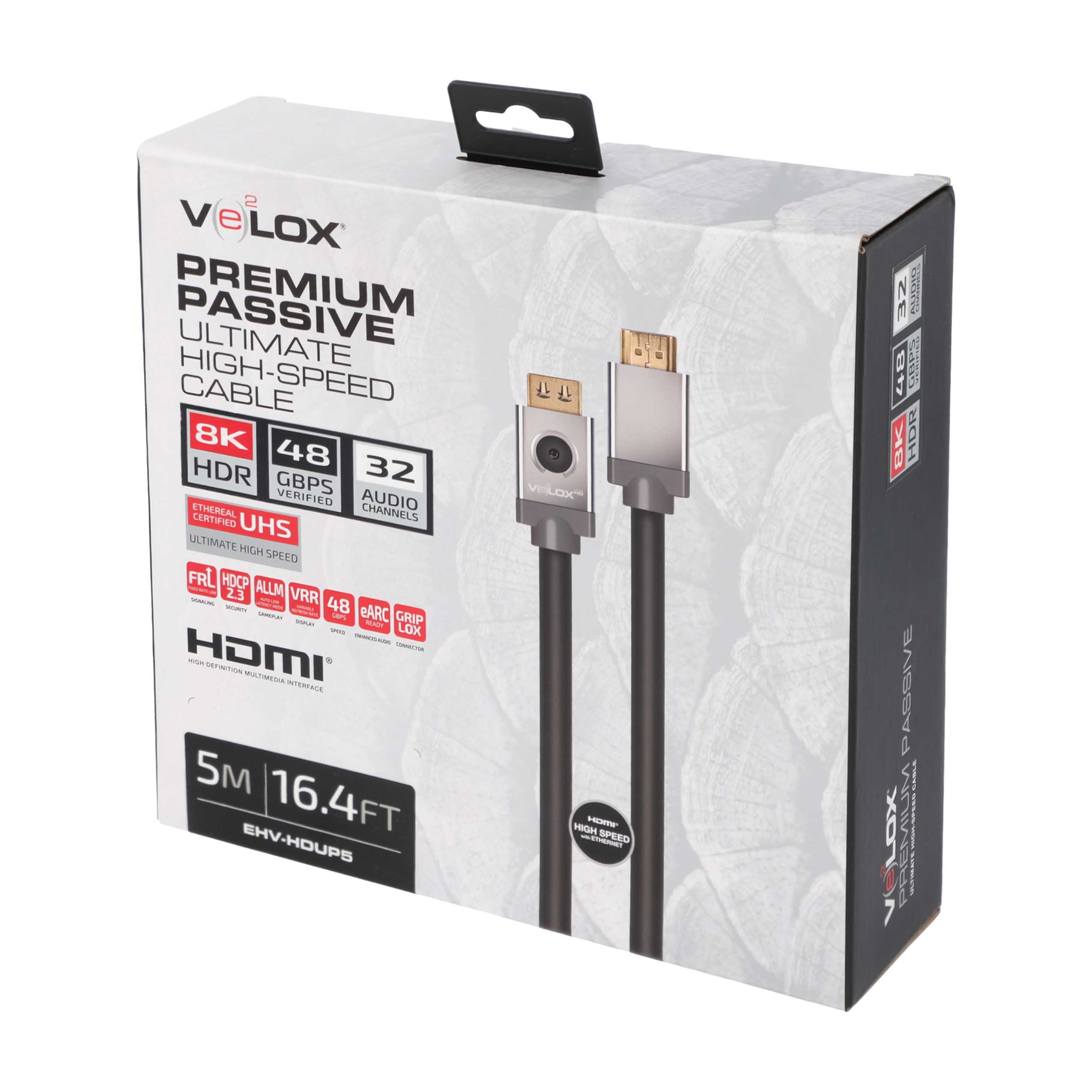 5M VELOX PASSIVE HDMI CABLE 24AWG 48G