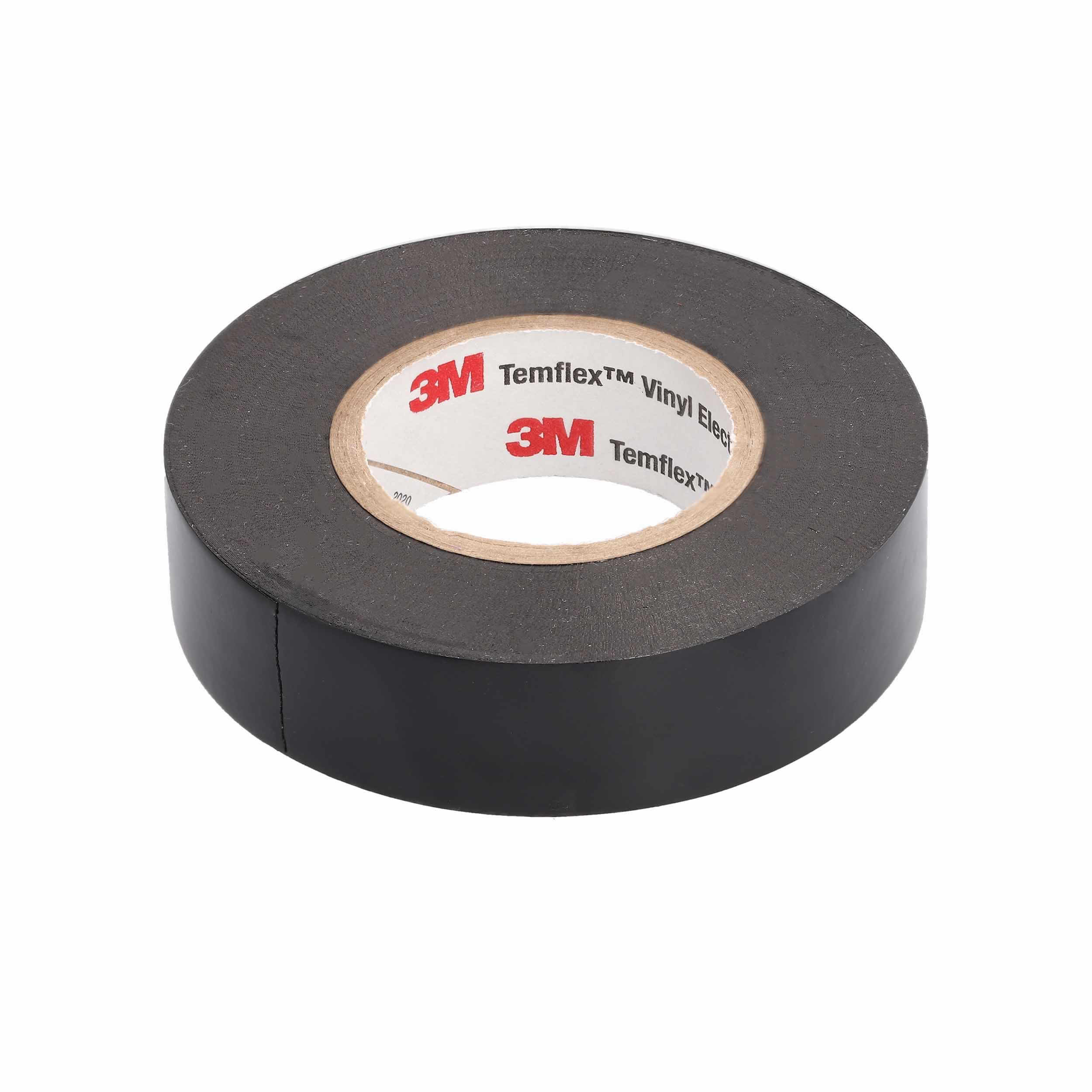 3M TEMFLEX VINYL ELECTRICAL TAPE, 3/4IN X 60FT, BLACK (10 PACK)