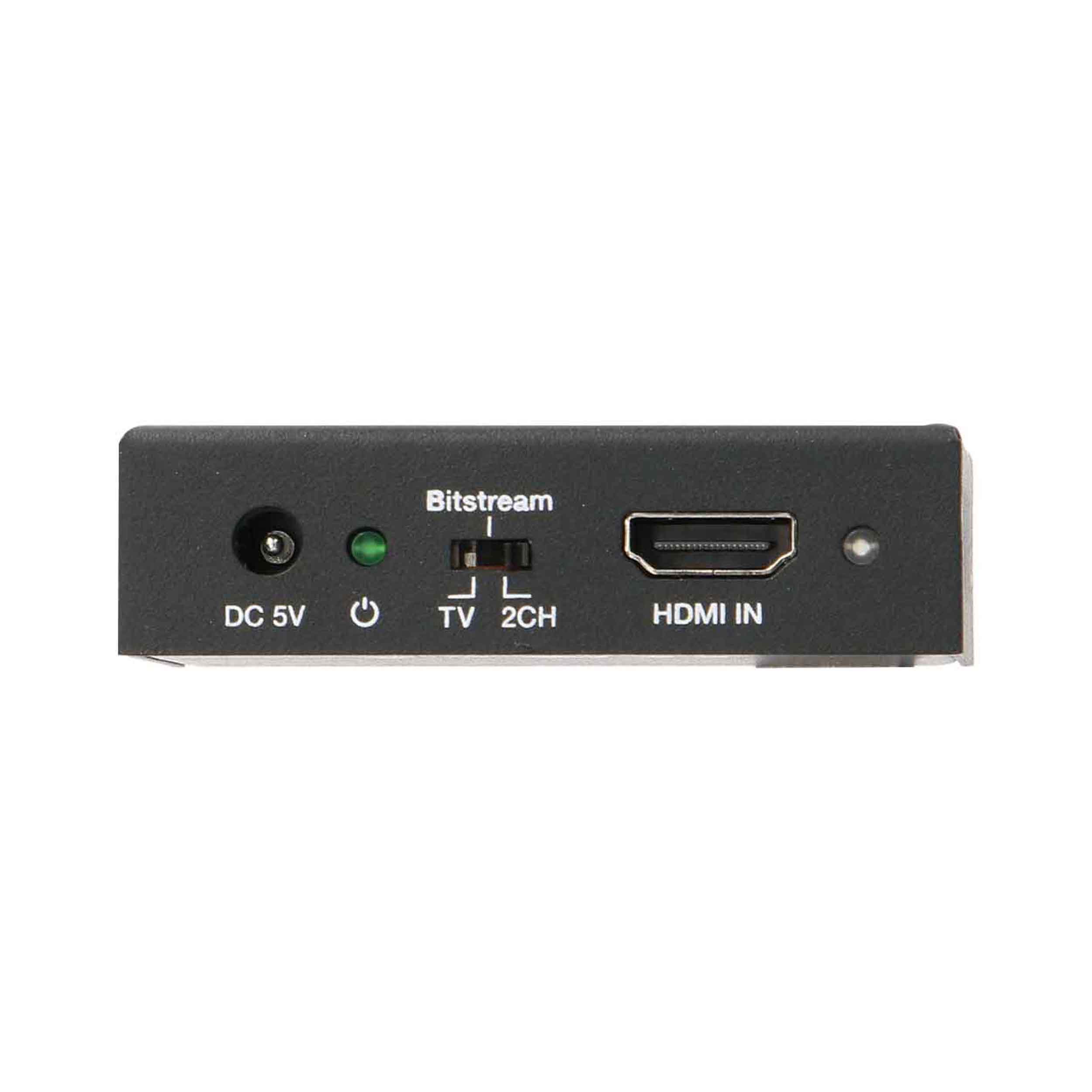 HDMI 2.0 AUDIO DE-EMBEDDER, OPTICAL, COAX, ANALOG, WITH DOWNMIXING