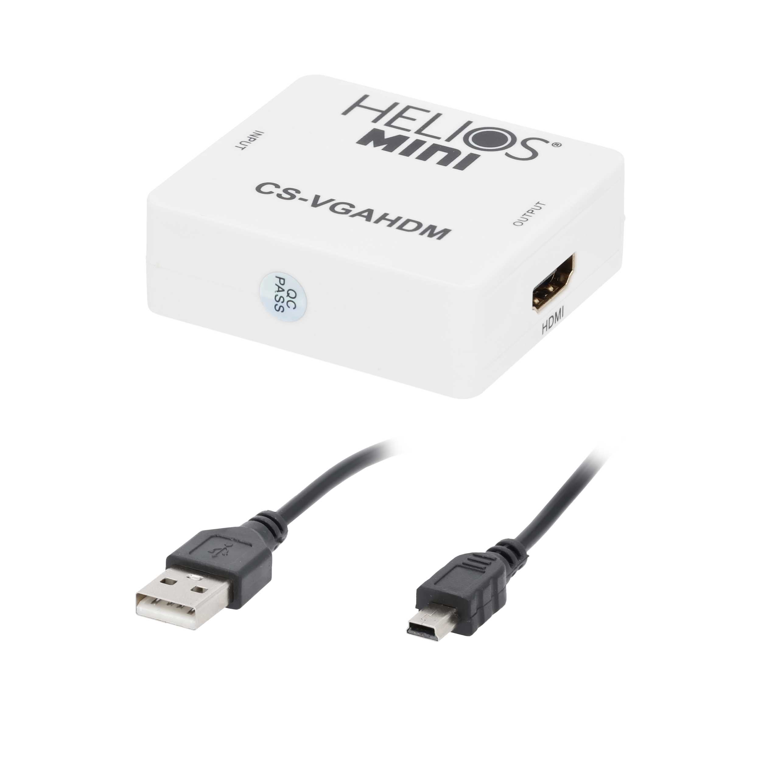 VGA & STEREO AUDIO JACK TO HDMI CONVERTER