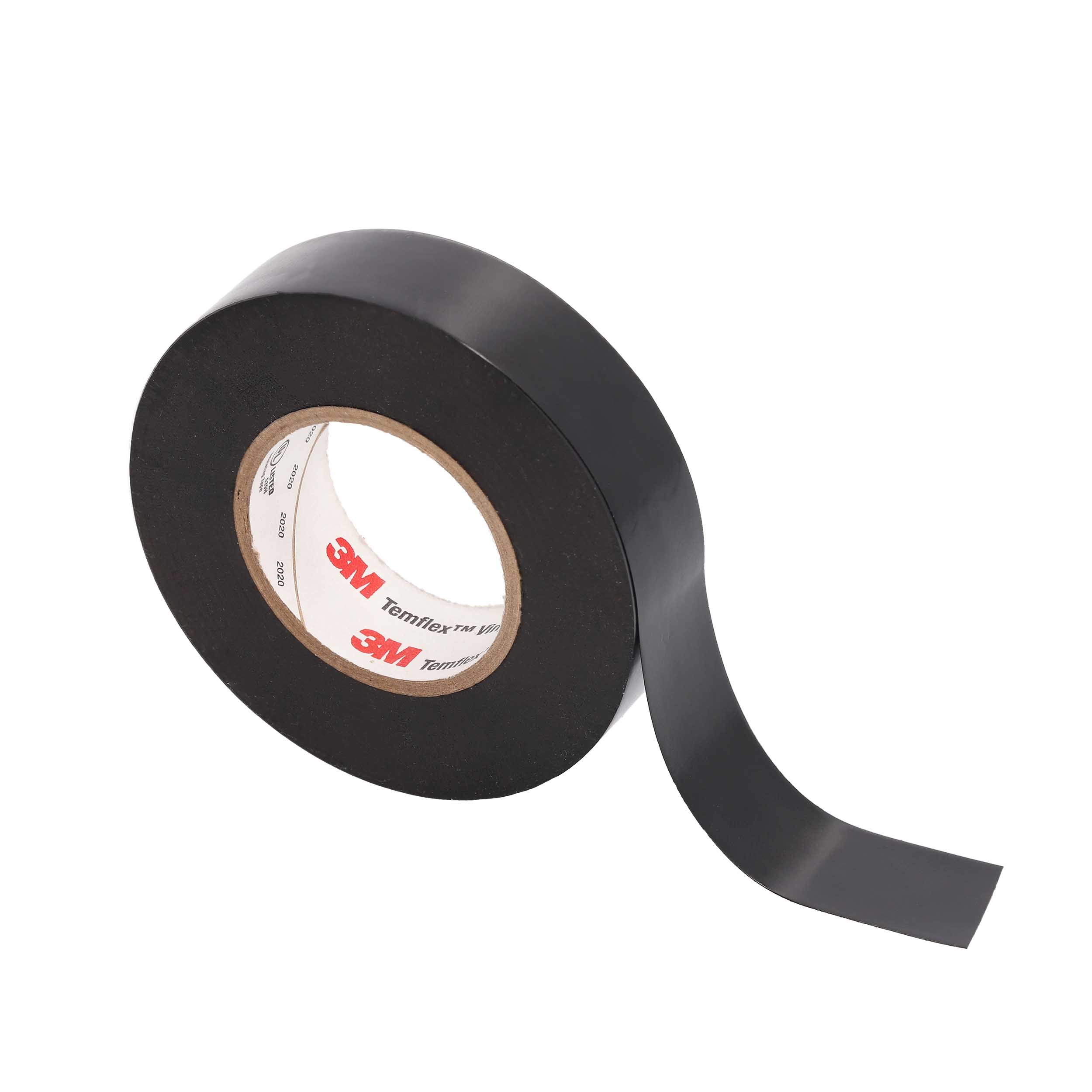 3M TEMFLEX VINYL ELECTRICAL TAPE, 3/4IN X 60FT, BLACK (1 ROLL)
