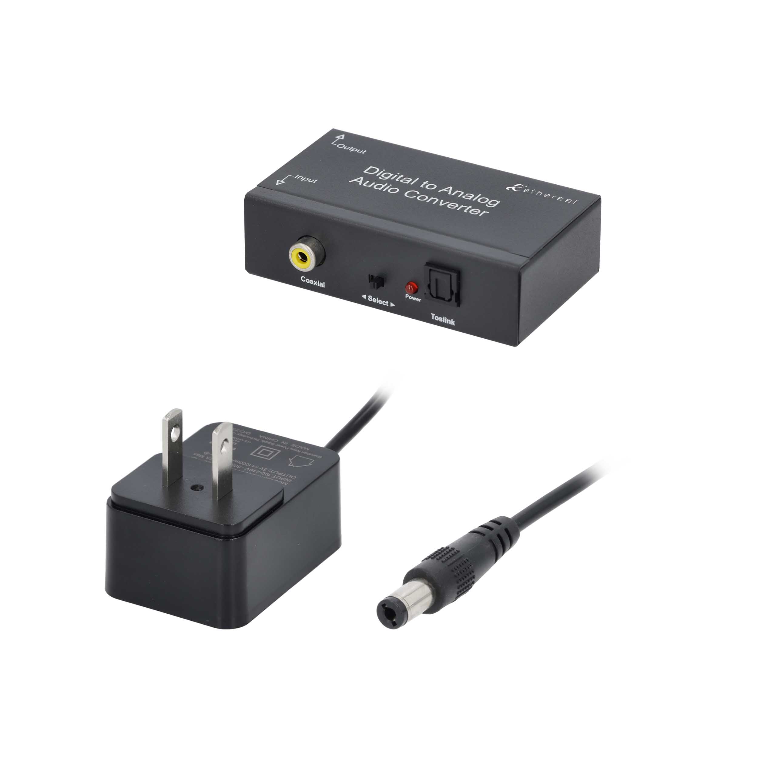 DIGITAL TO ANALOG AUDIO CONVERTER, MULTI-CHANNEL DOWNMIXING