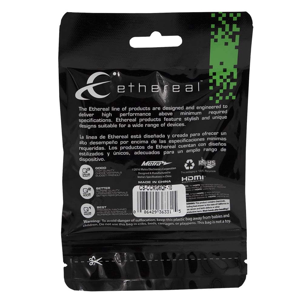 RG6Q F COMPRESSION CONNECTORS (10 PACK)