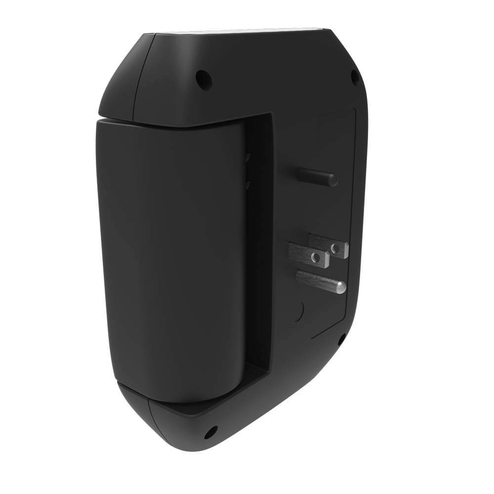 5-OUTLET 450J SURGE PROTECTOR WALL TAP WITH 2 USB 2.1A (BLACK)