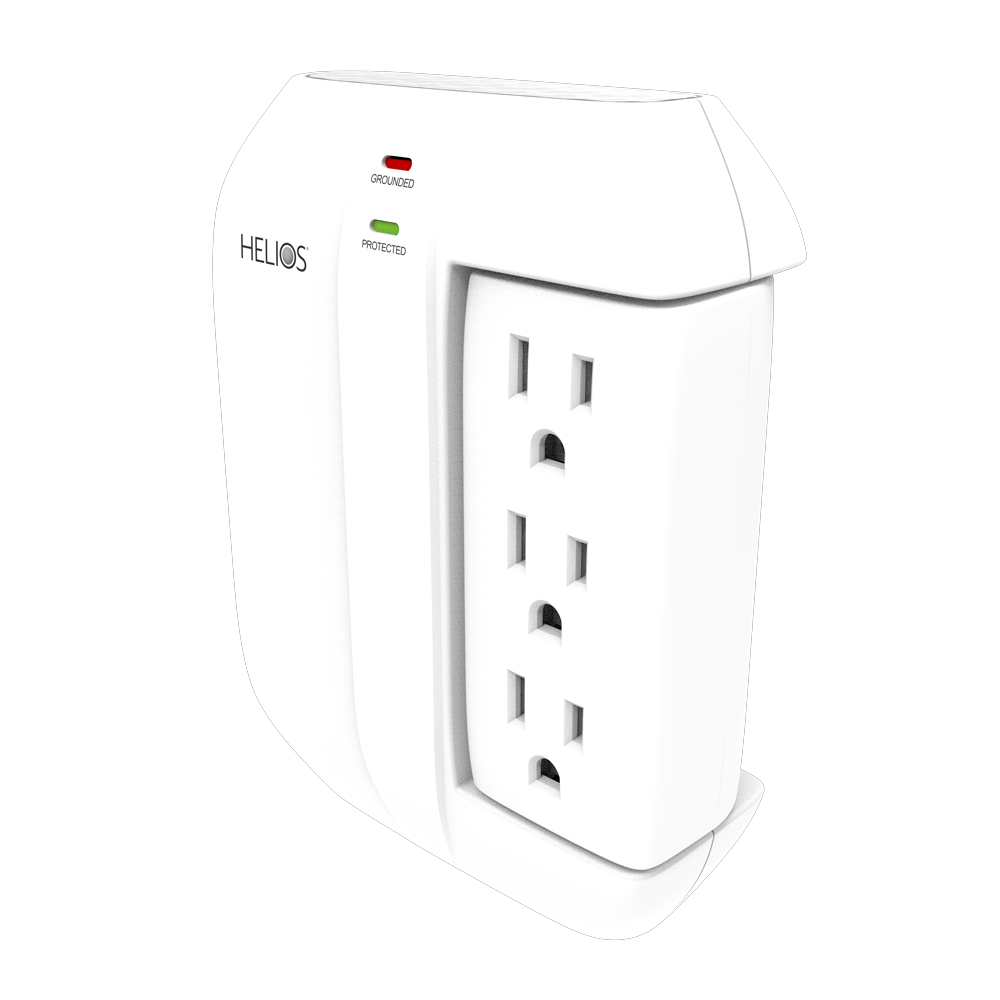 6-OUTLET 450J SURGE PROTECTOR WALL TAP (WHITE)