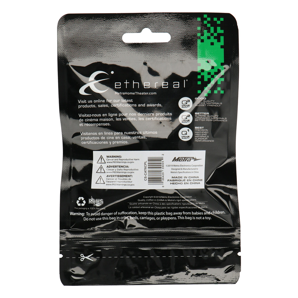 CAT6 ETHERNET INLINE COUPLER, WHITE