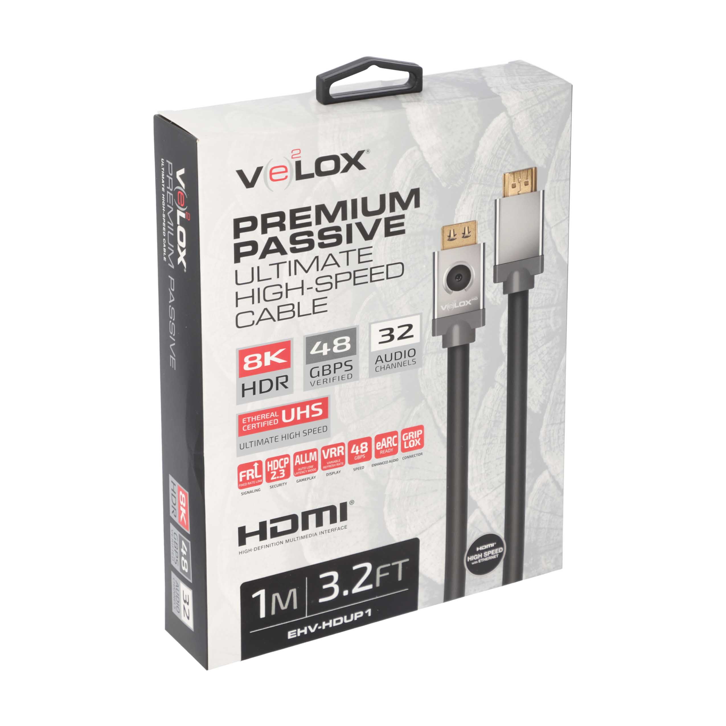 1M VELOX PASSIVE HDMI ULTIMATE HIGH SPEED CABLE WITH ETHERNET 8K 48GBPS