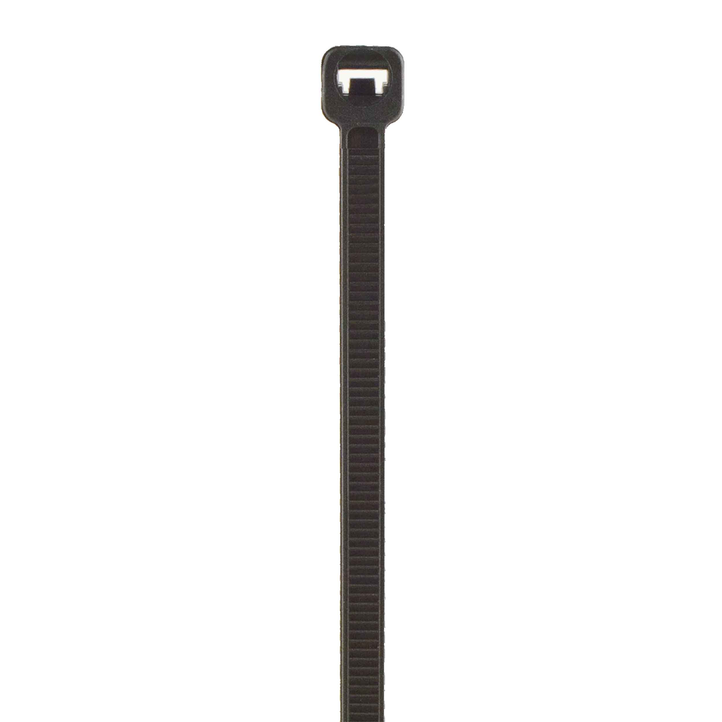 7-INCH CABLE ZIP TIES, BLACK (100 PACK)