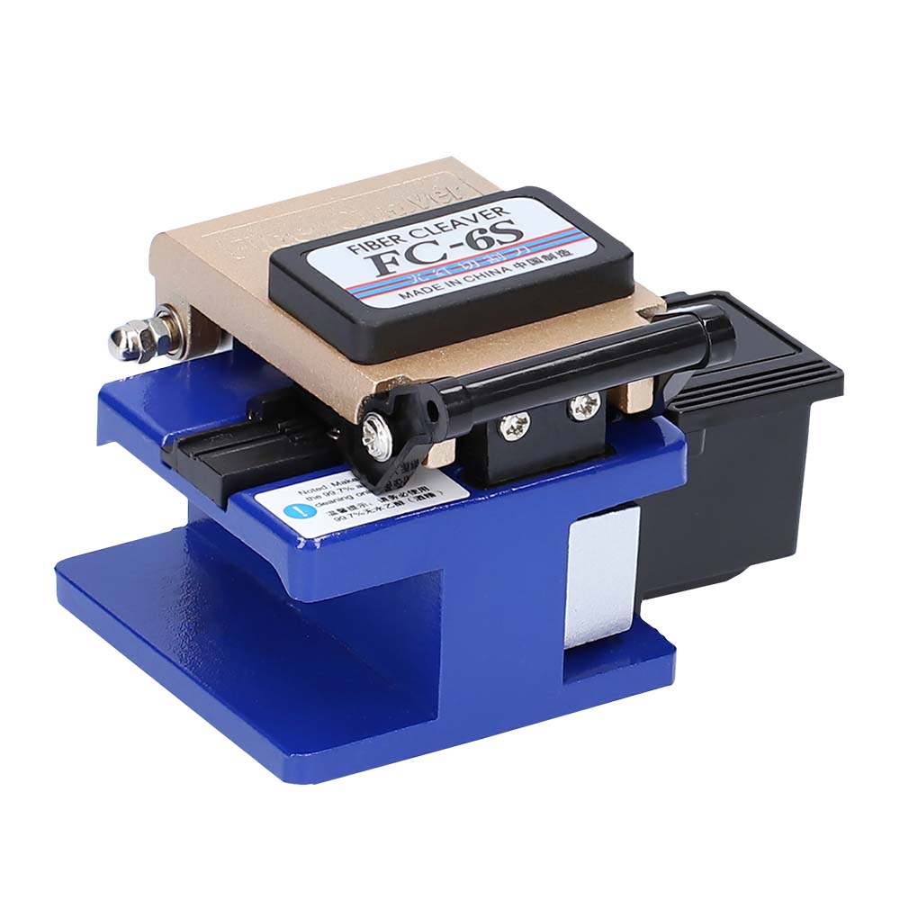 FIBER OPTIC CLEAVER WITH WASTE CATCHER