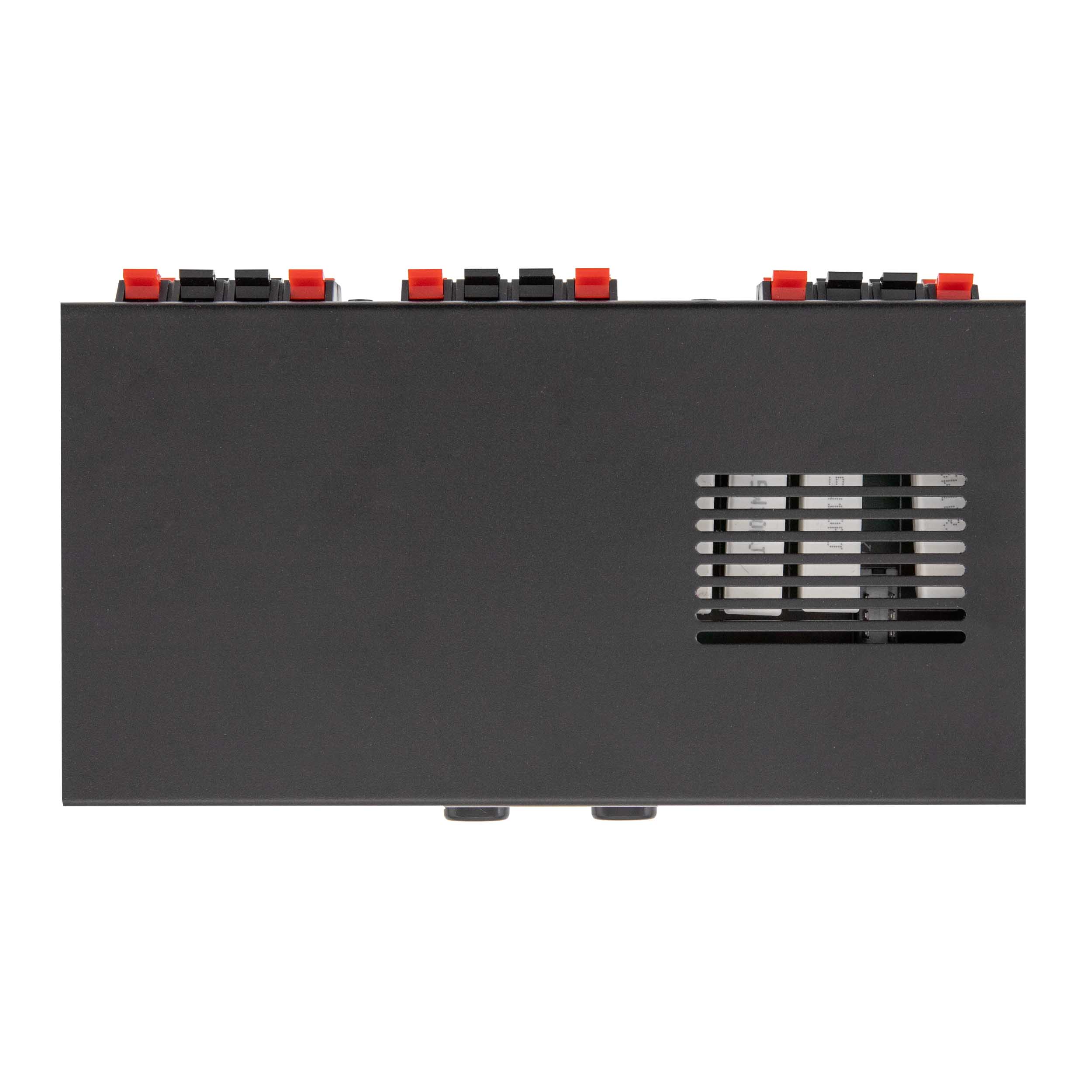 4 ZONE SPEAKER SELECTOR WITH IMPEDANCE PROTECTION, LOW PROFILE