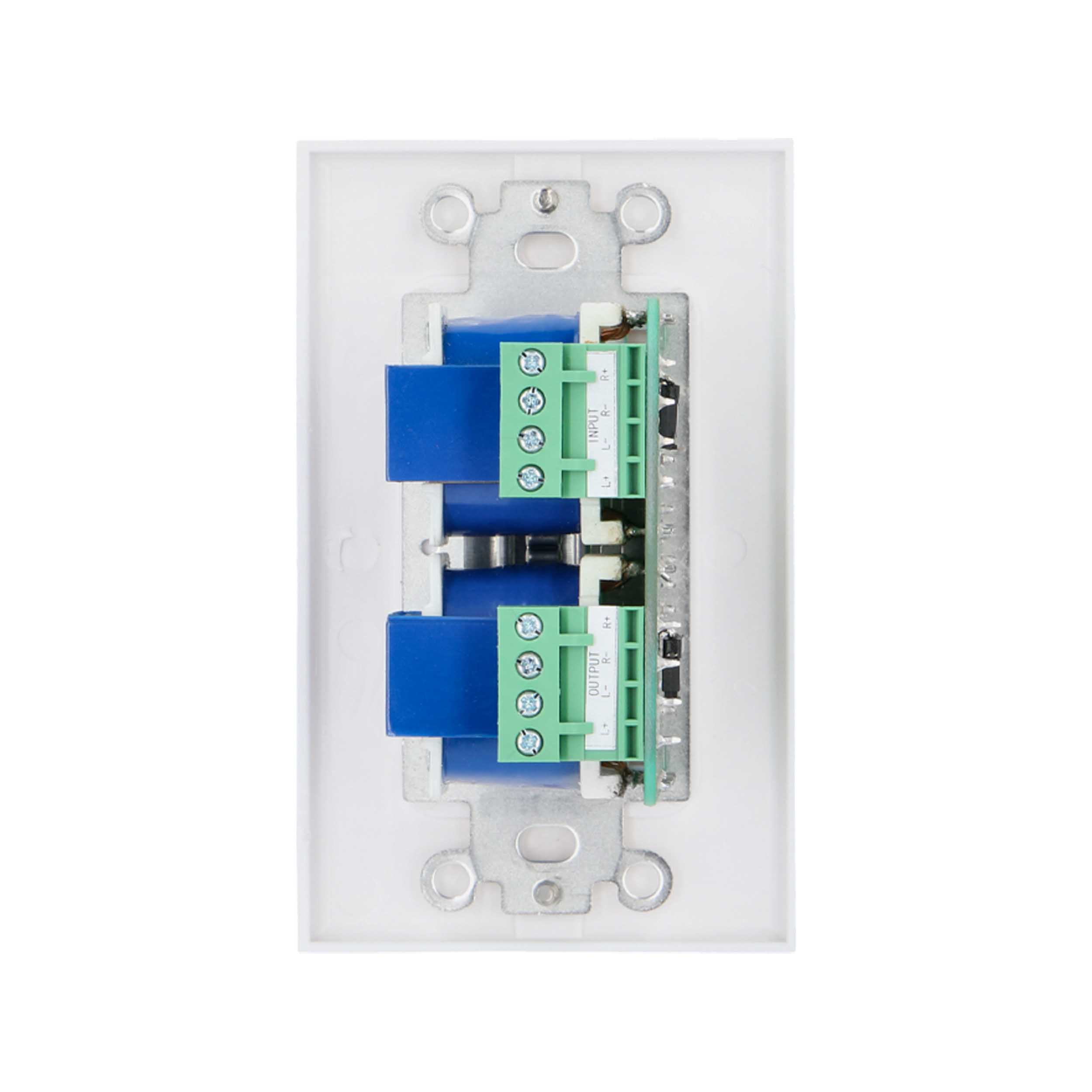 IN-WALL SLIDER VOLUME CONTROL WITH IMPEDANCE ADJUSTMENTS, 100 WATTS