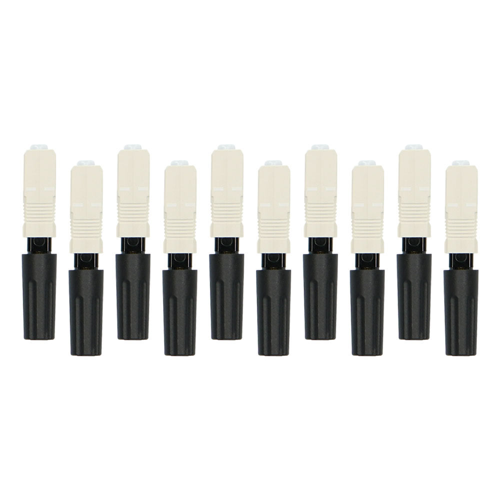 SC 50/125 OM3 CONNECTORS (10 PACK)