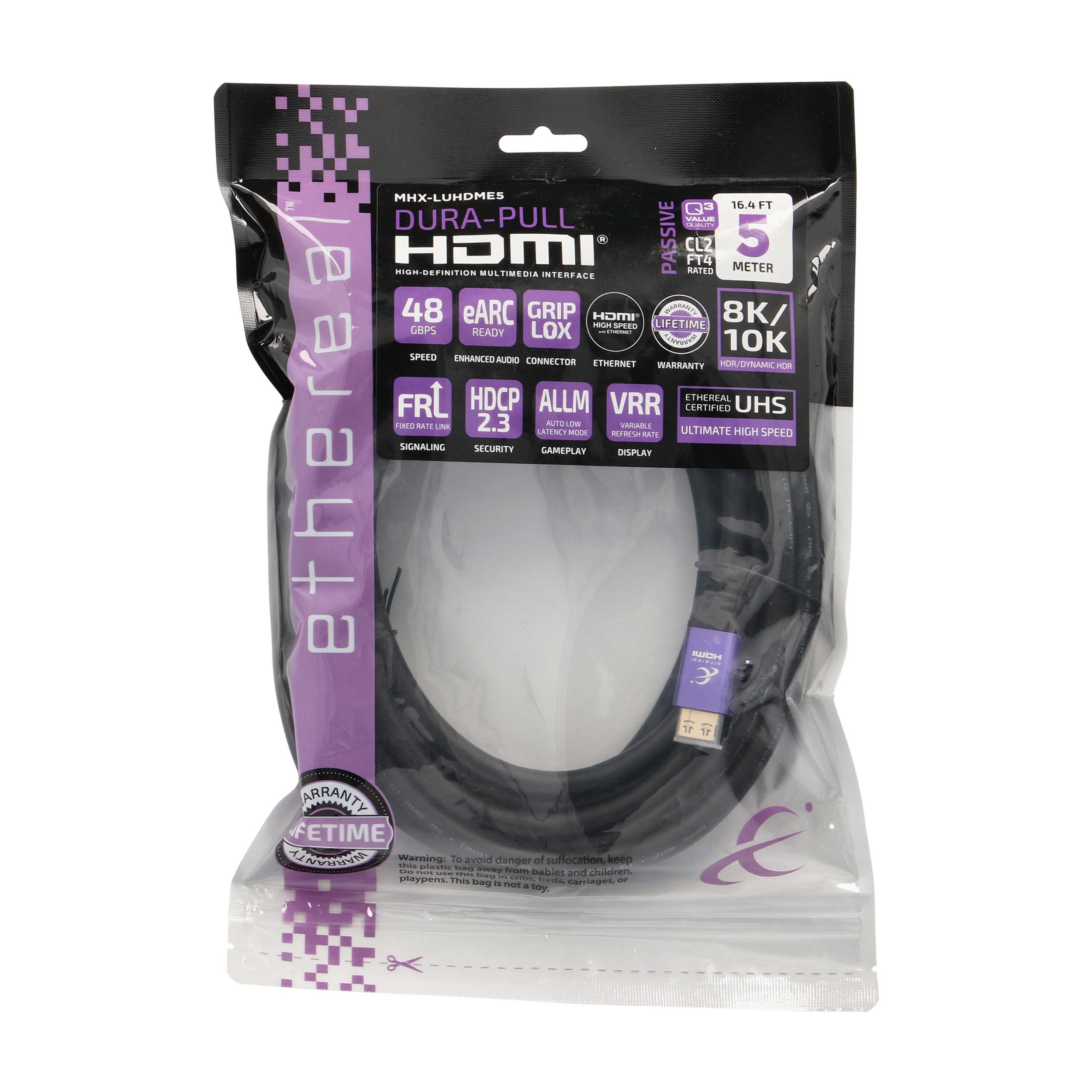 5M HDMI CABLE GL 48G 24AWG