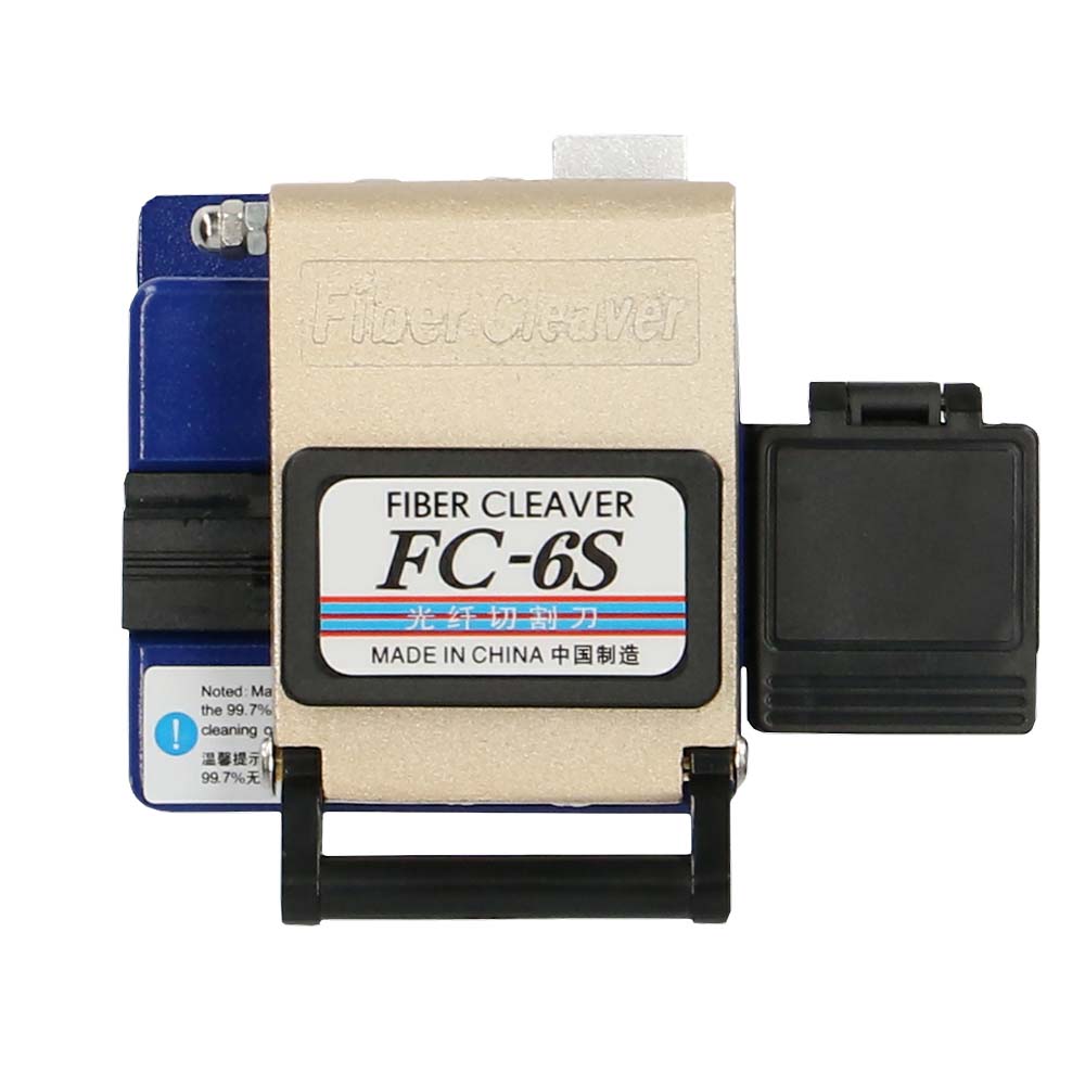 FIBER OPTIC CLEAVER WITH WASTE CATCHER
