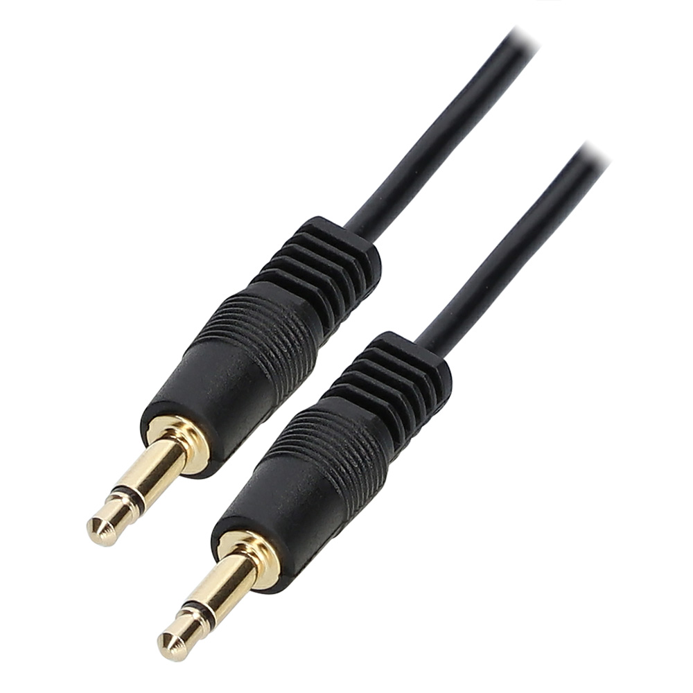 3.5MM MONO MALE TO MALE AUDIO CABLE, 3FT