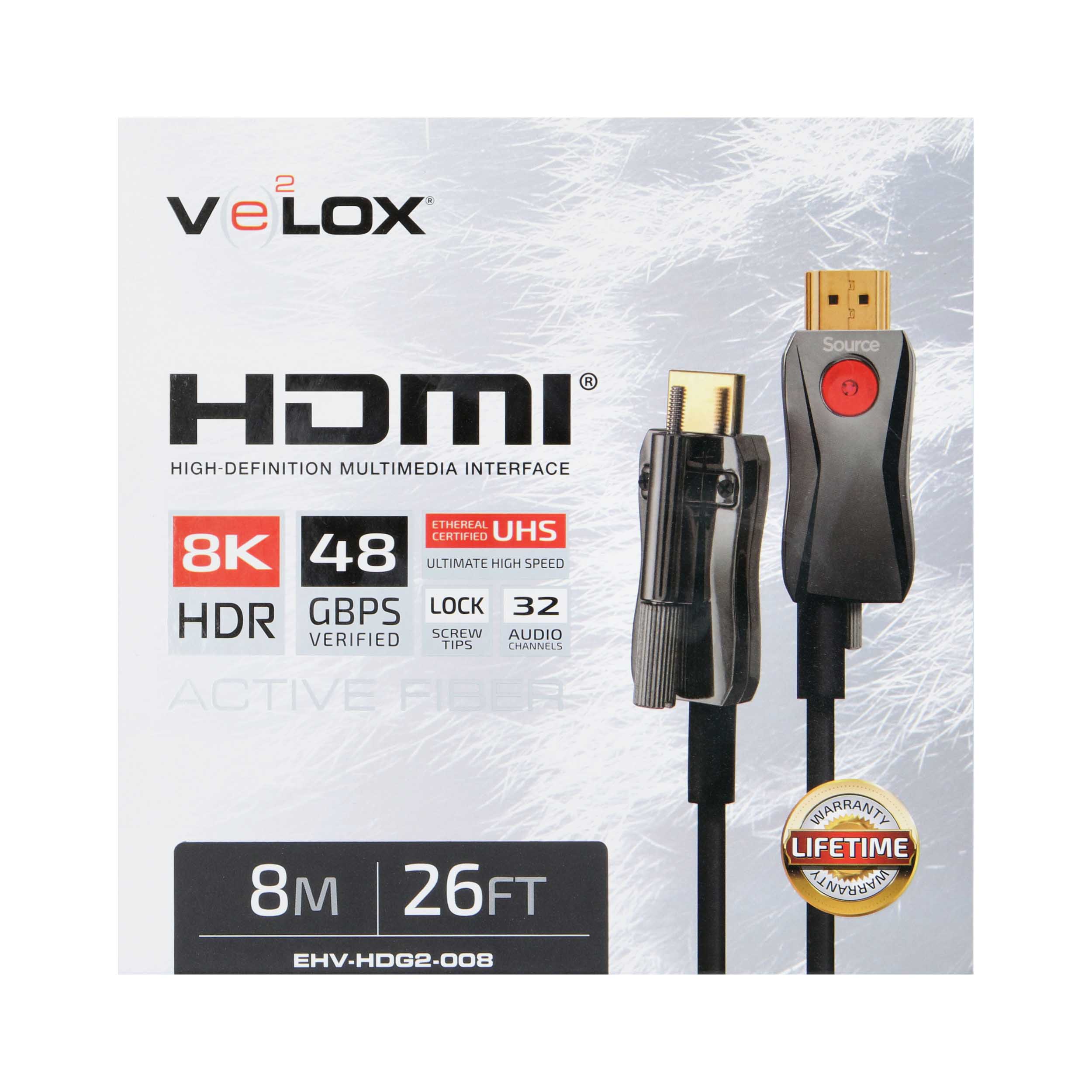 8M AOC HDMI CABLE 48GBPS