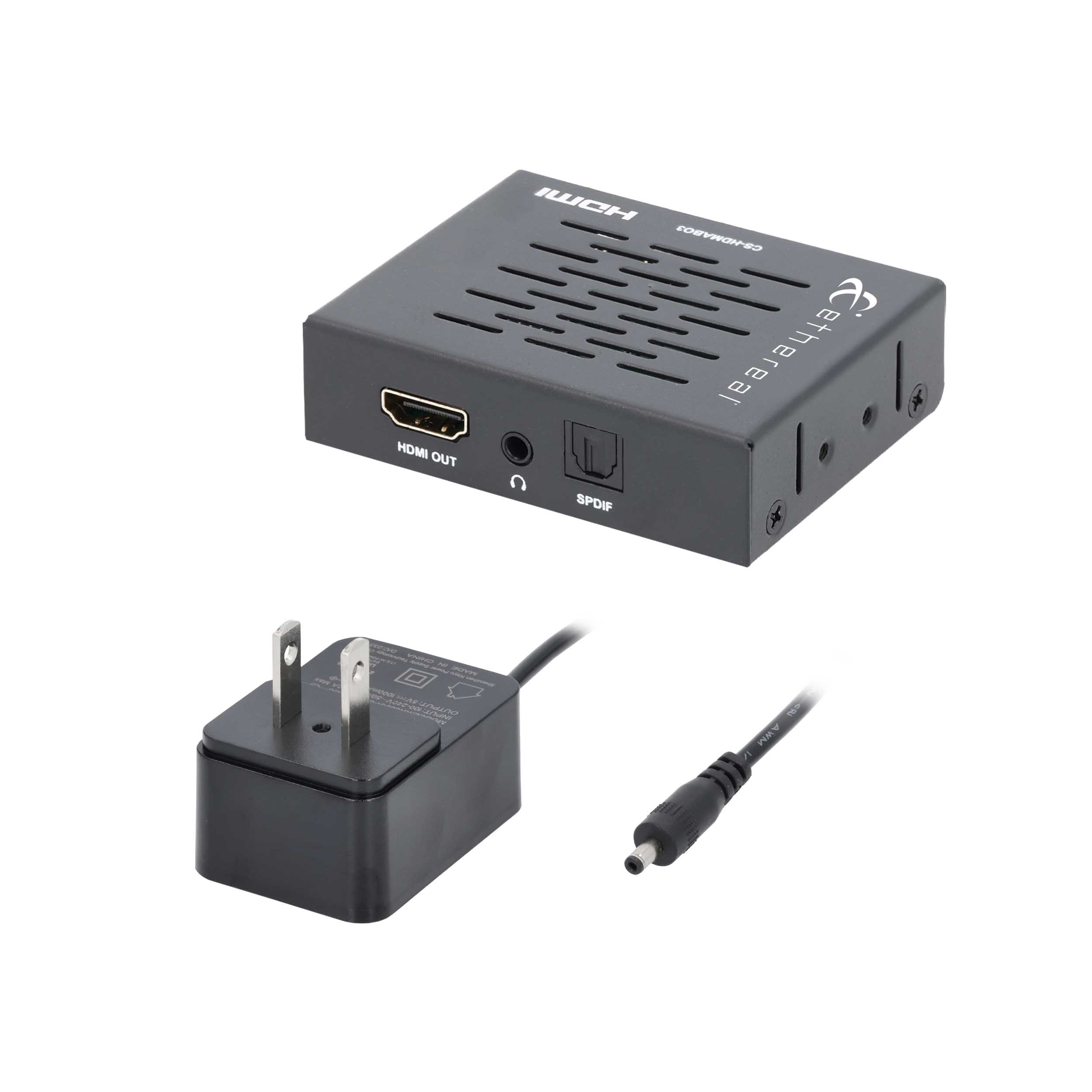 HDMI 2.0 AUDIO DE-EMBEDDER, OPTICAL, COAX, ANALOG (NO DOWNMIXING)