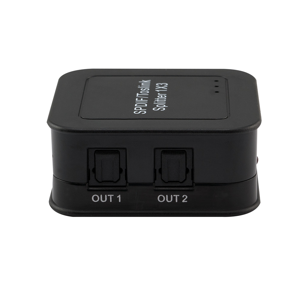 1X3 ACTIVE SPDIF/TOSLINK DIGITAL OPTICAL AUDIO SPLITTER