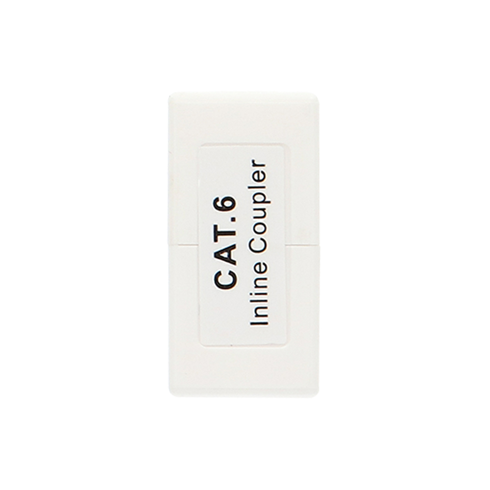 CAT6 ETHERNET INLINE COUPLER, WHITE