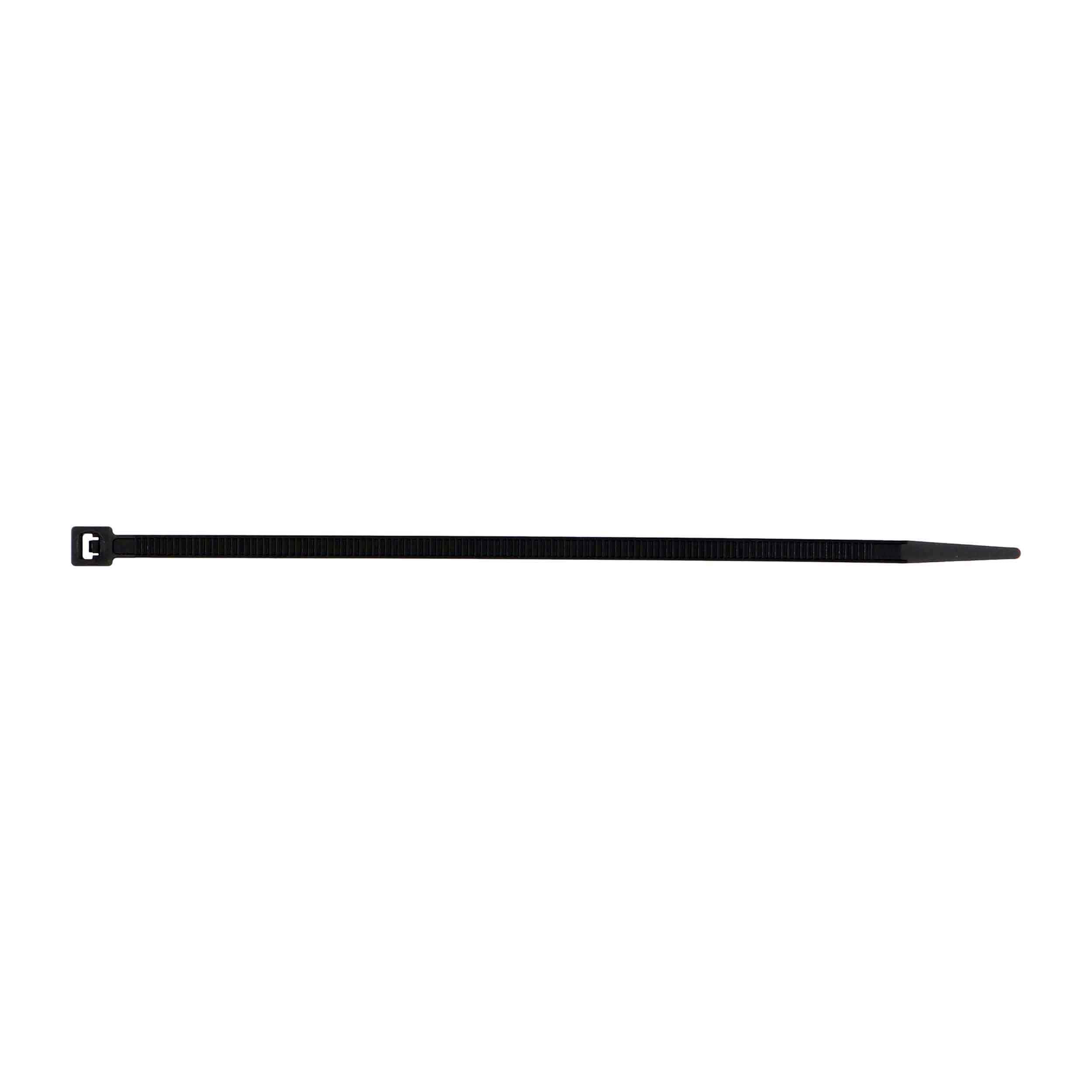 6-INCH CABLE ZIP TIES, BLACK (100 PACK)