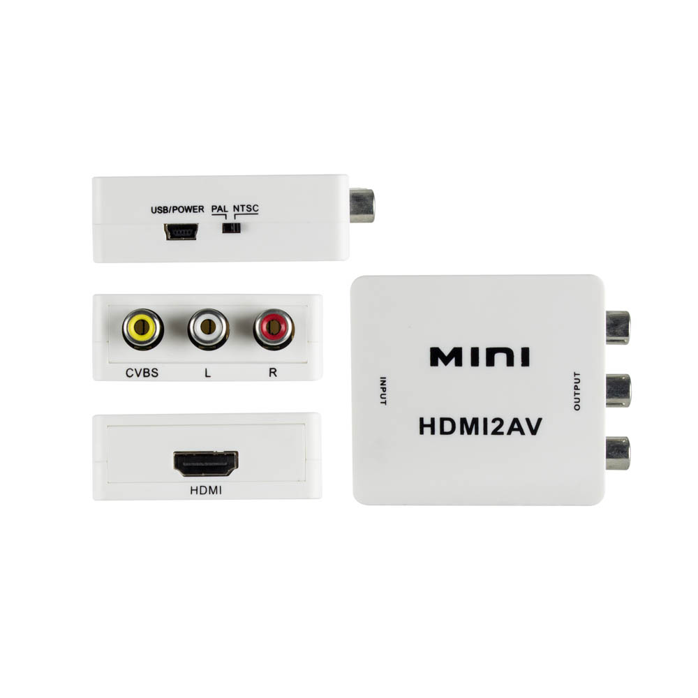 HDMI TO COMPOSITE VIDEO & L/R AUDIO CONVERTER