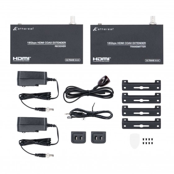 HDMI 2.0 4K US IR EXTENDER OVER COAXIAL 100M