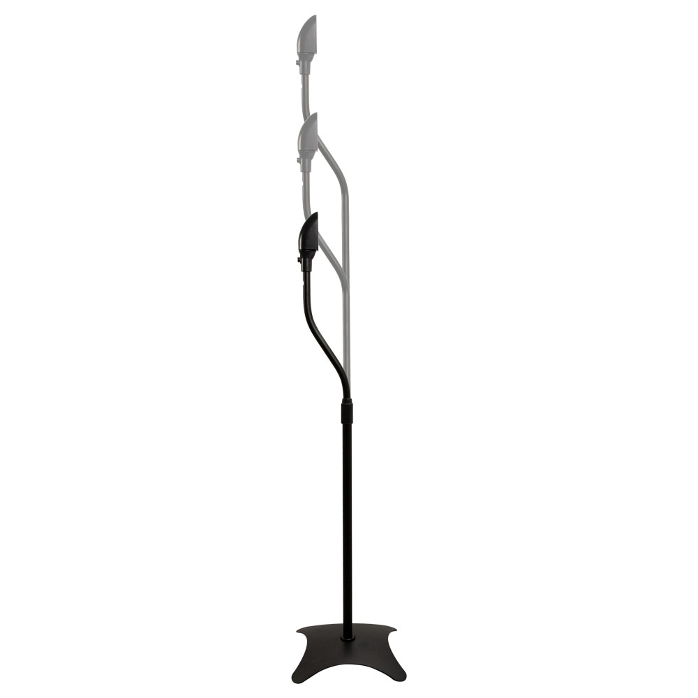STEEL ADJUSTABLE SPEAKER STANDS 10LB PAIR