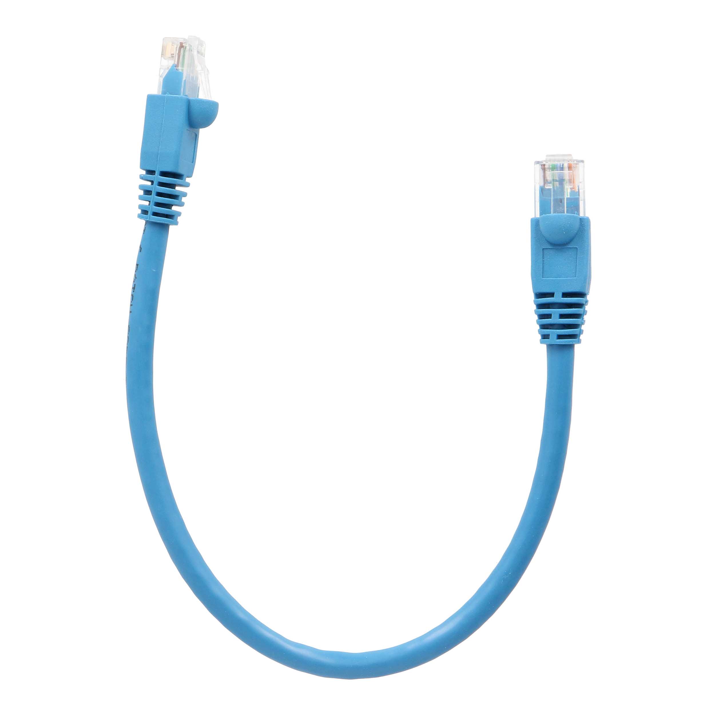 12IN BL CAT6 SNAGLESS PTCH CBL