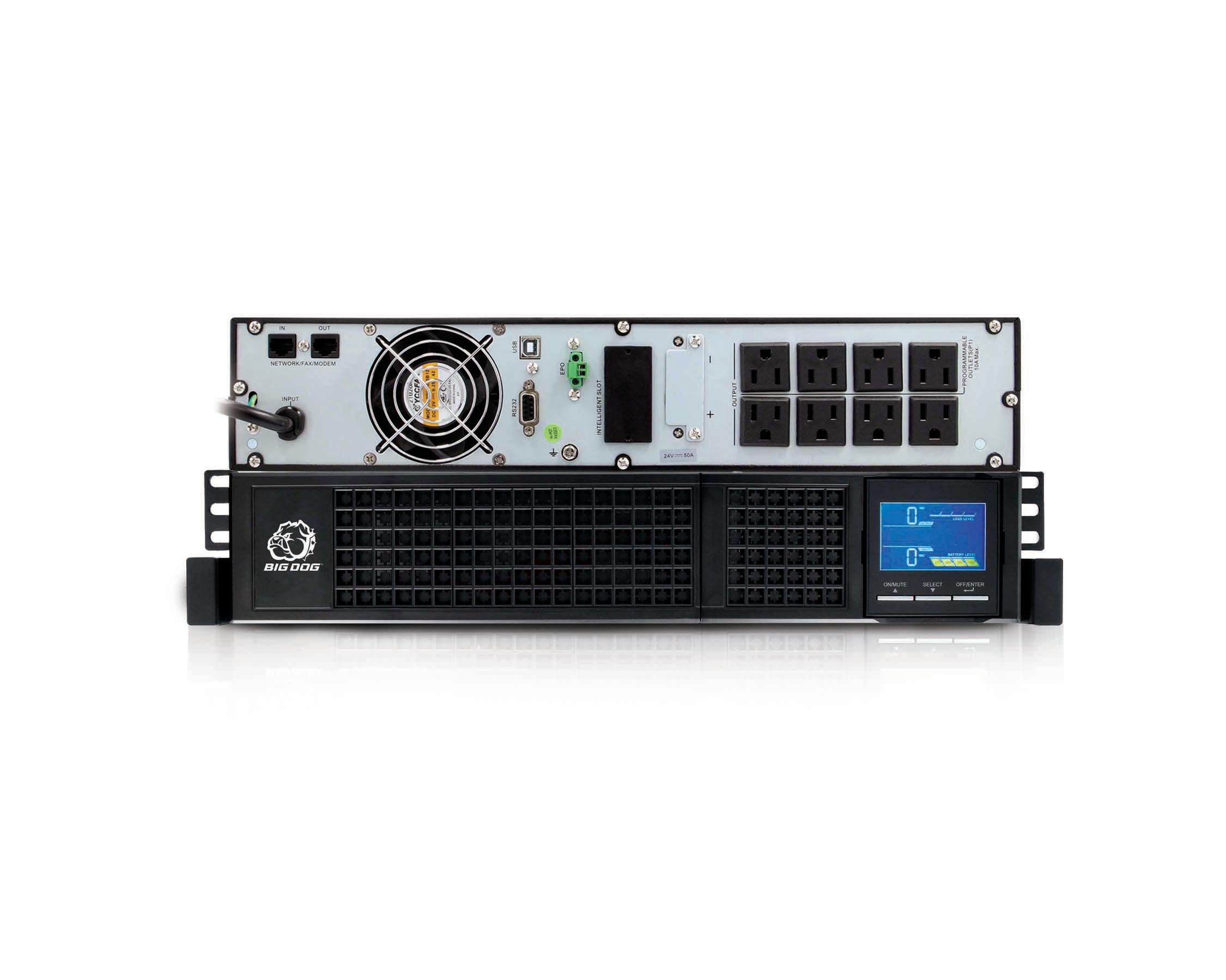 1000VA ONLINE UPS 8-OUTLETS PURE SINE WAVE