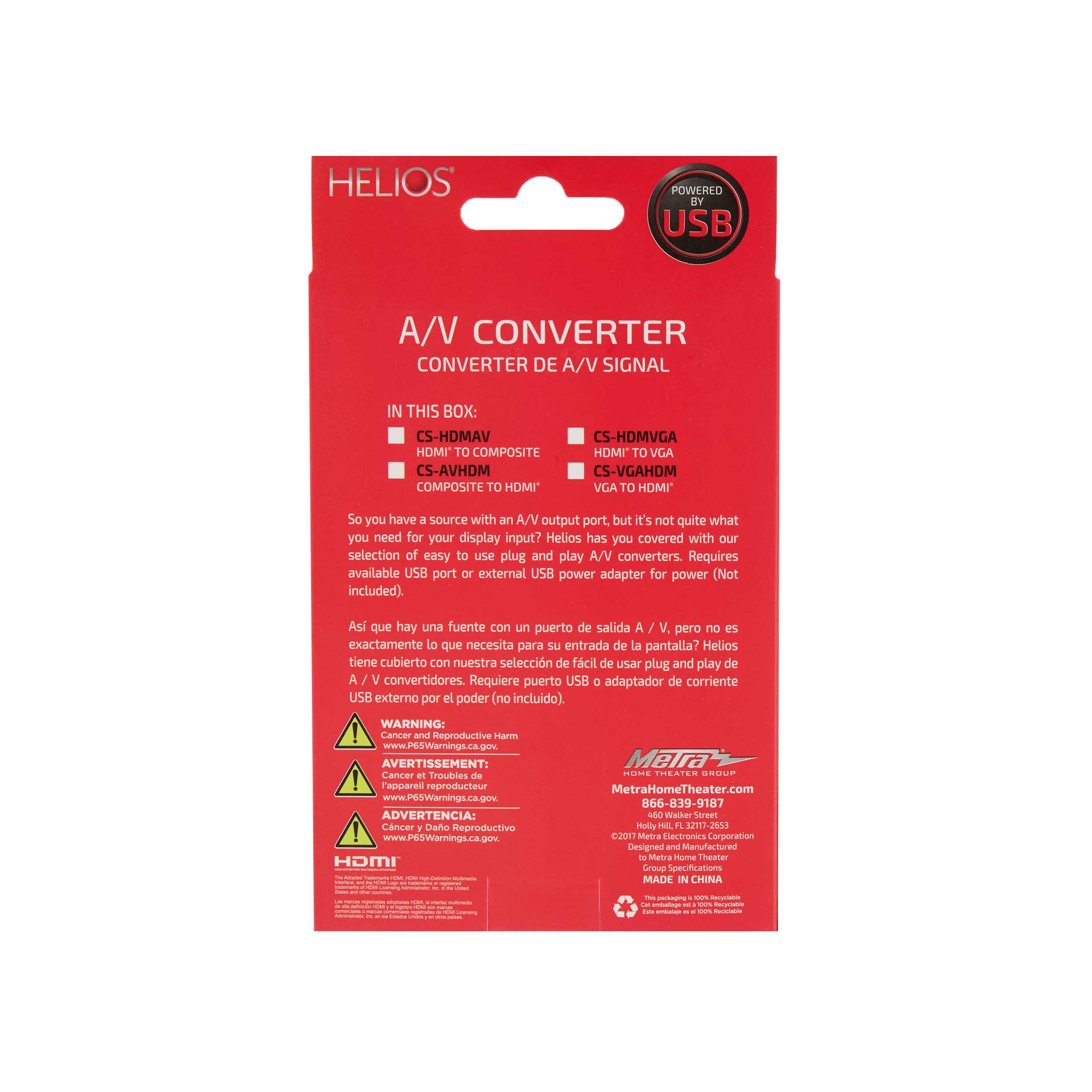 COMPOSITE VIDEO & L/R AUDIO TO HDMI CONVERTER