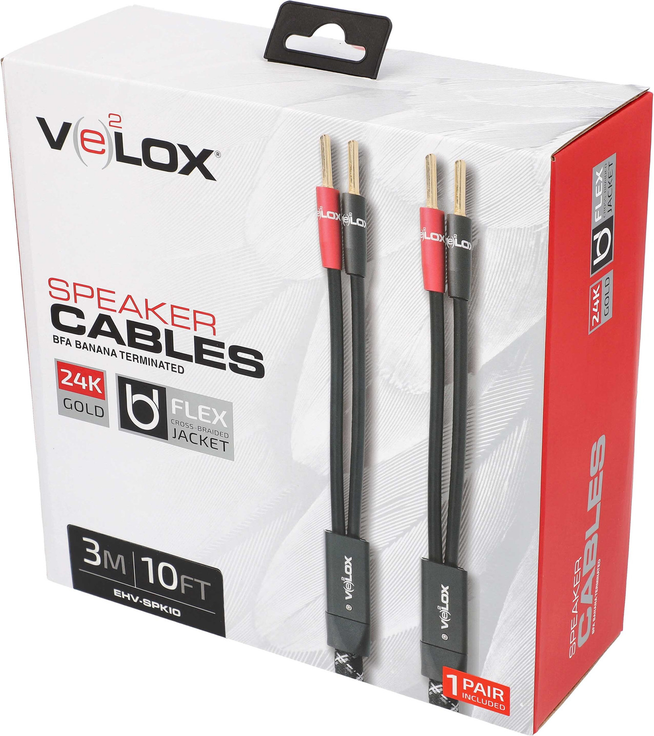 VELOX PREMIUM SPEAKER CABLES 10FT