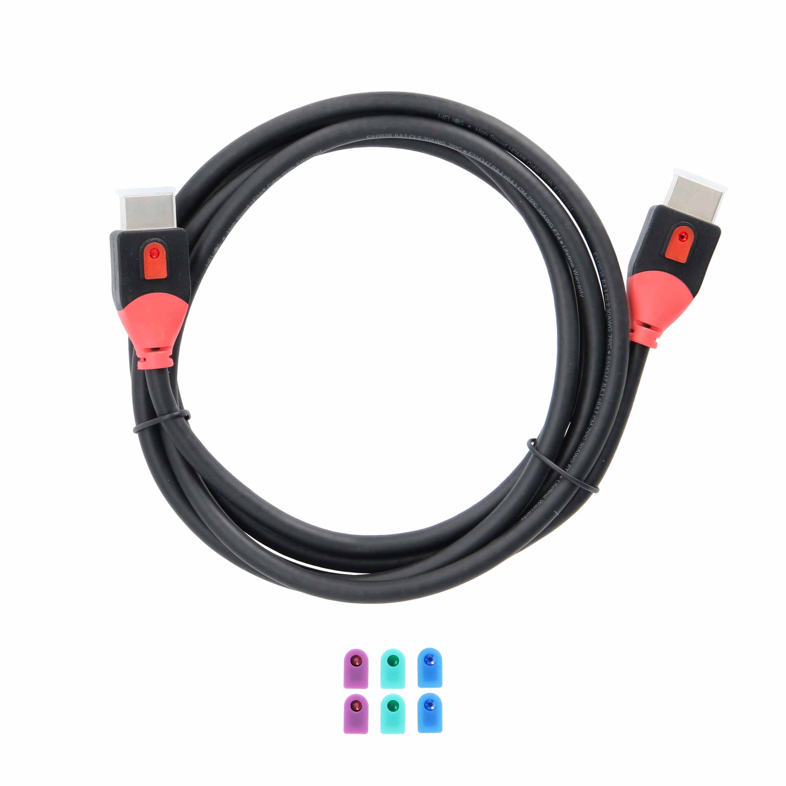 3FT RED SERIES HDMI CABLE 18GBPS HIGH SPEED, ARC/EARC