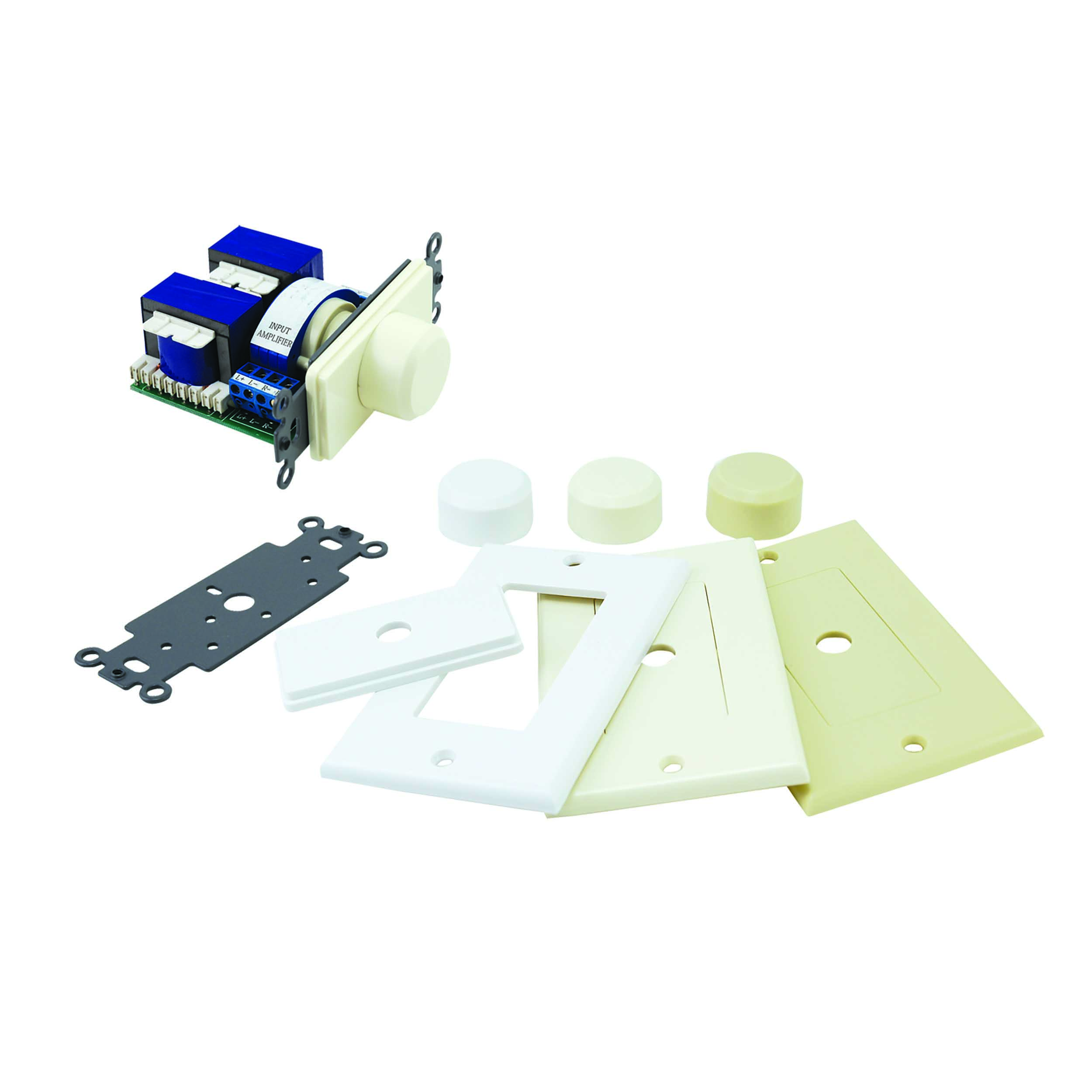 IN-WALL ROTARY VOLUME CONTROL WITH IMPEDANCE ADJUSTMENTS, 126 WATTS