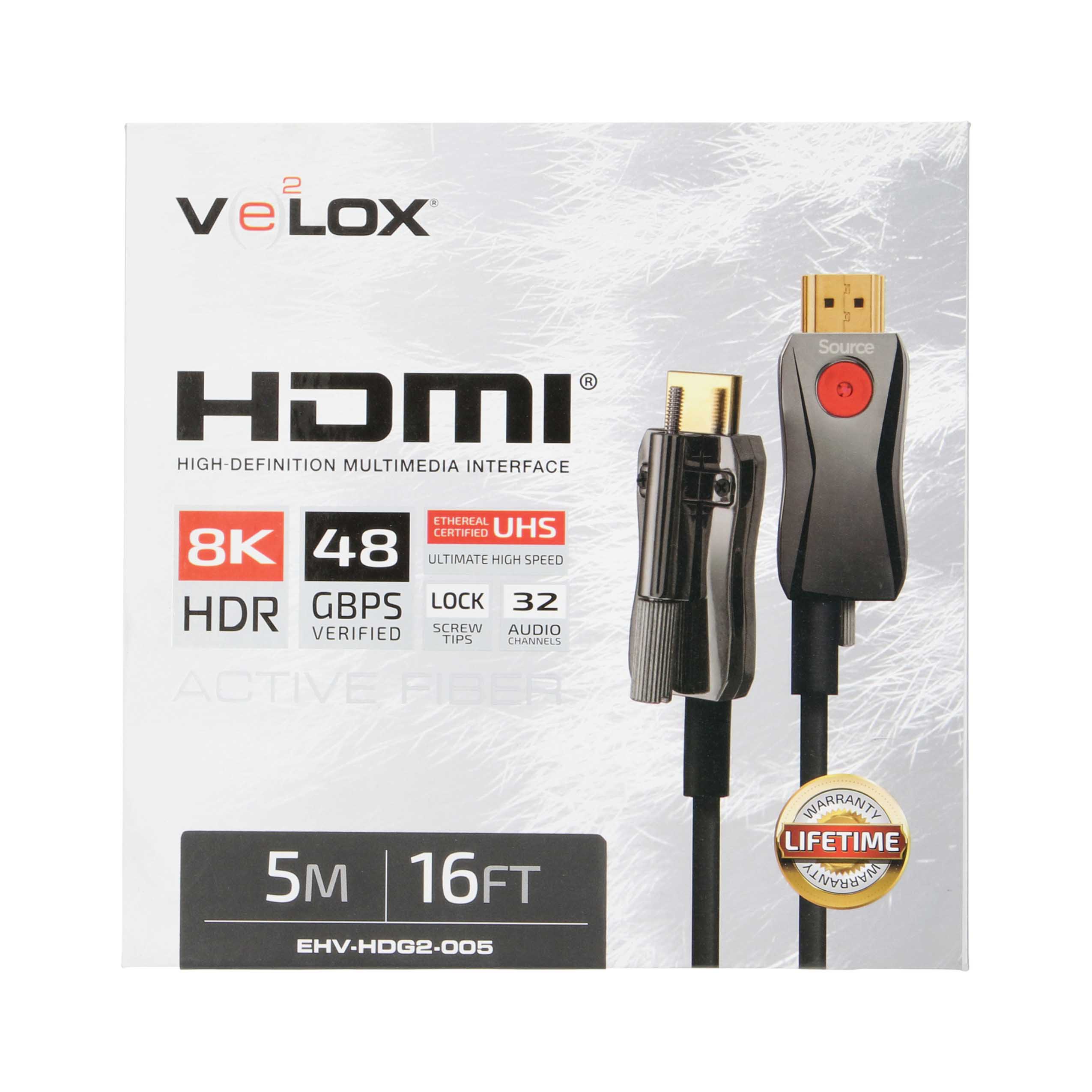 5M AOC HDMI CABLE 48GBPS