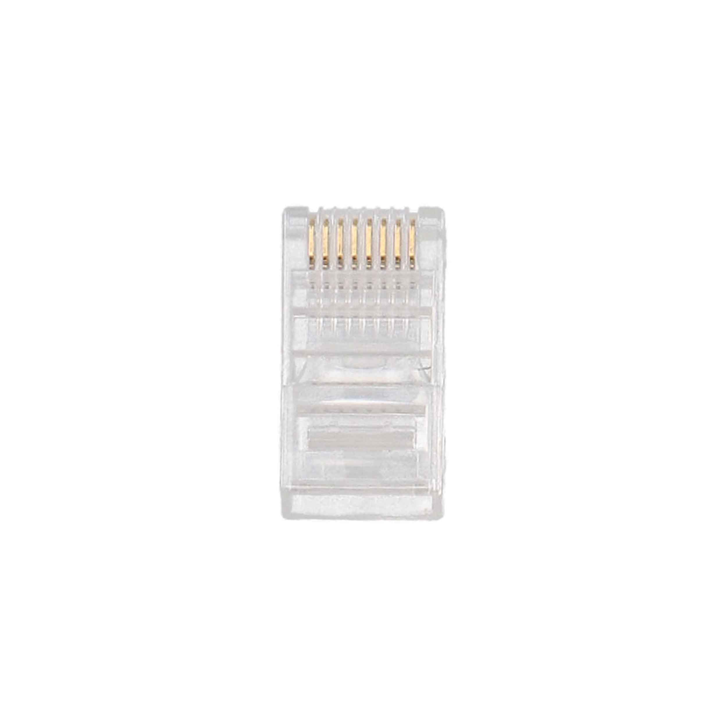 CAT6 8P8C RJ45 CRIMP CONNECTOR PLUGS (50 PACK)