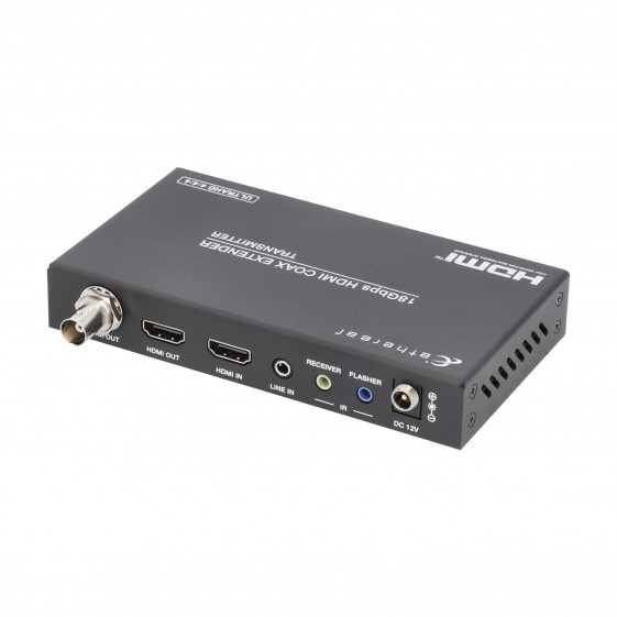 HDMI 2.0 4K US IR EXTENDER OVER COAXIAL 100M