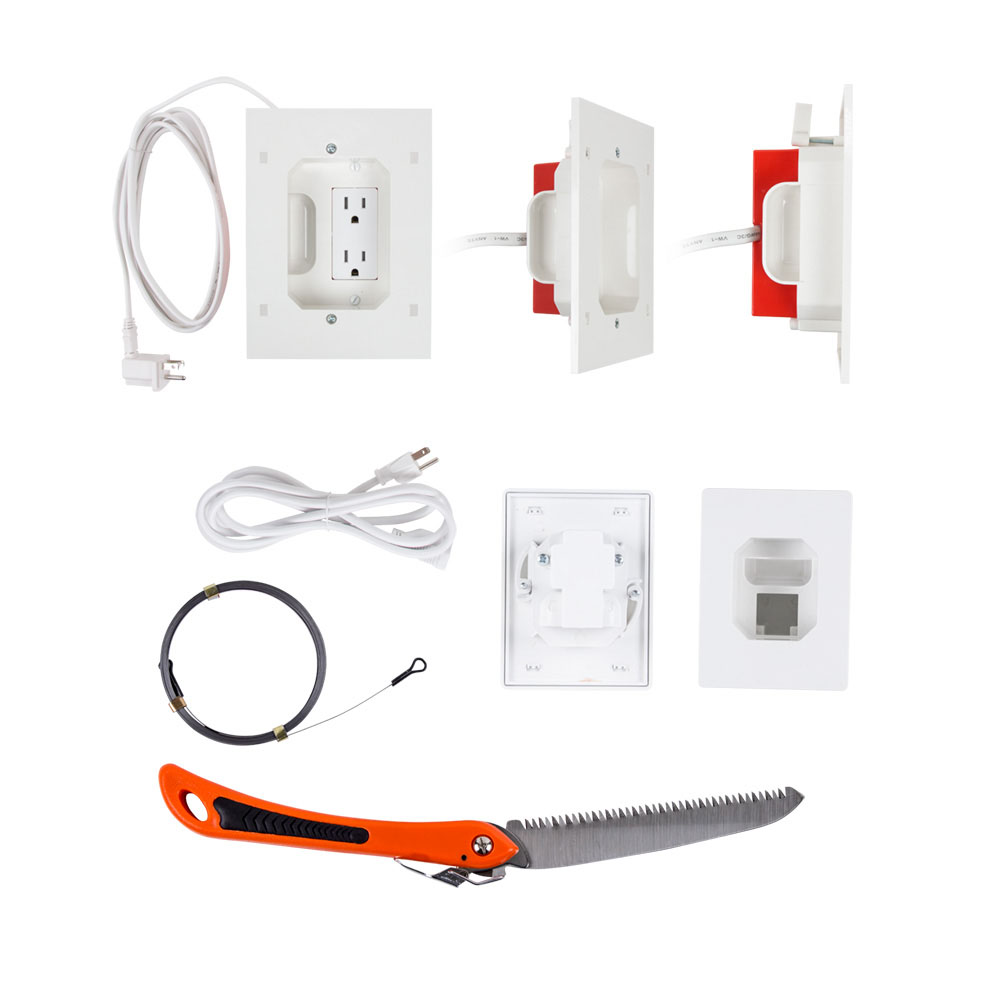 DOUBLE OUTLET POWER RELOCATION KIT